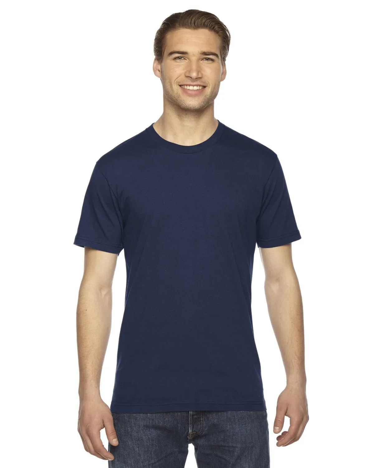 T-shirt unisexe à manches courtes en fine jersey American Apparel 2001W