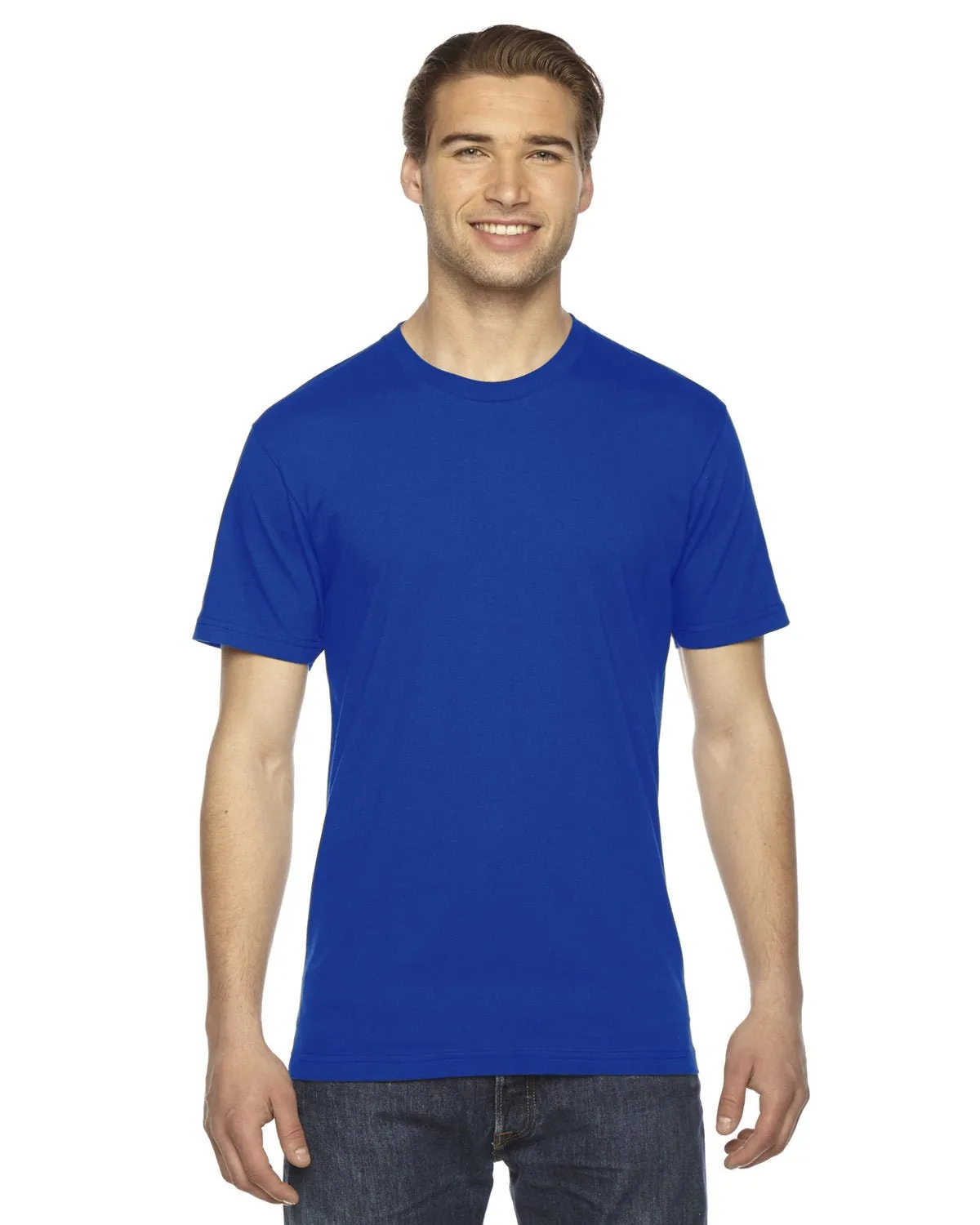 T-shirt unisexe à manches courtes en fine jersey American Apparel 2001W