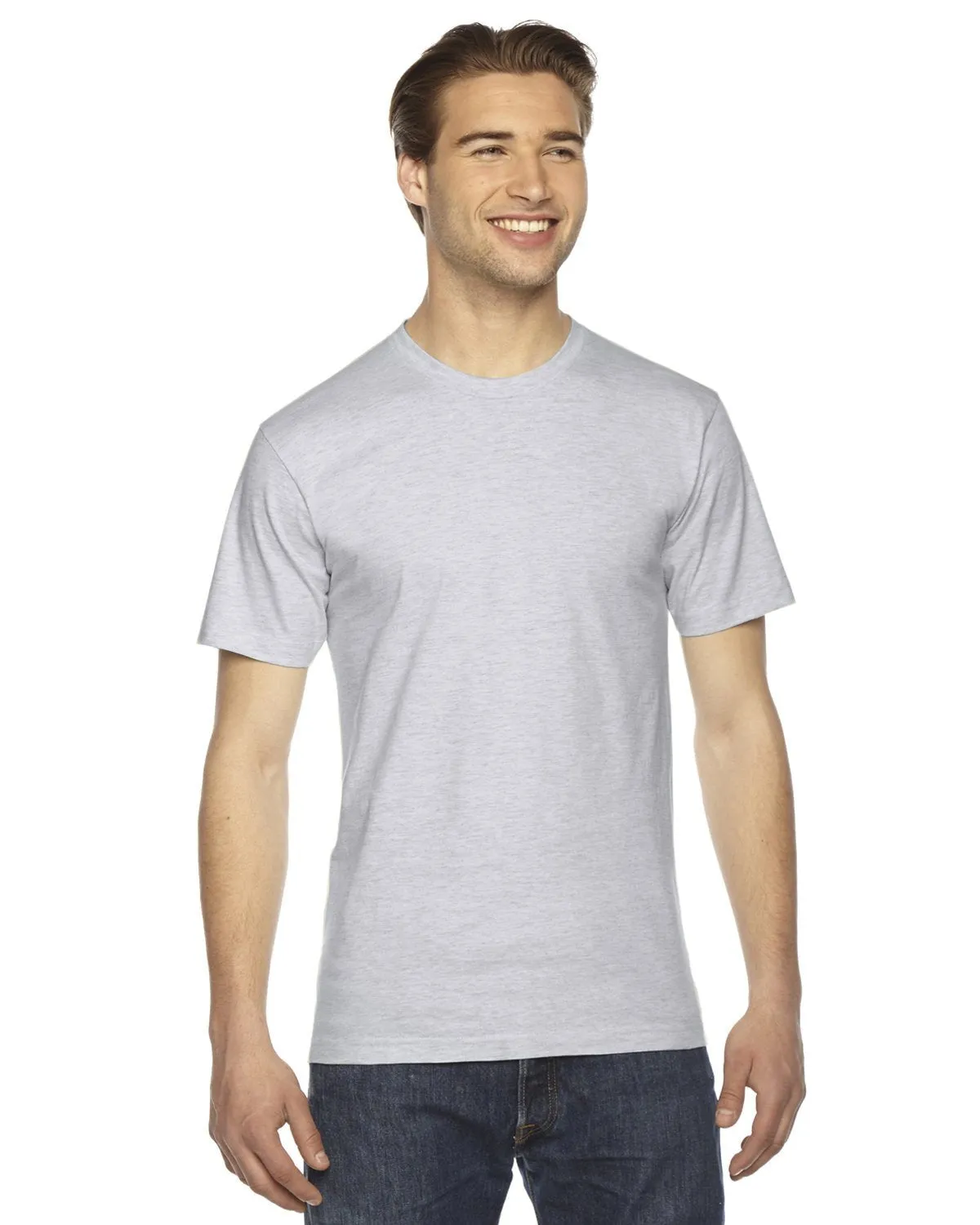T-shirt unisexe à manches courtes en fine jersey American Apparel 2001W