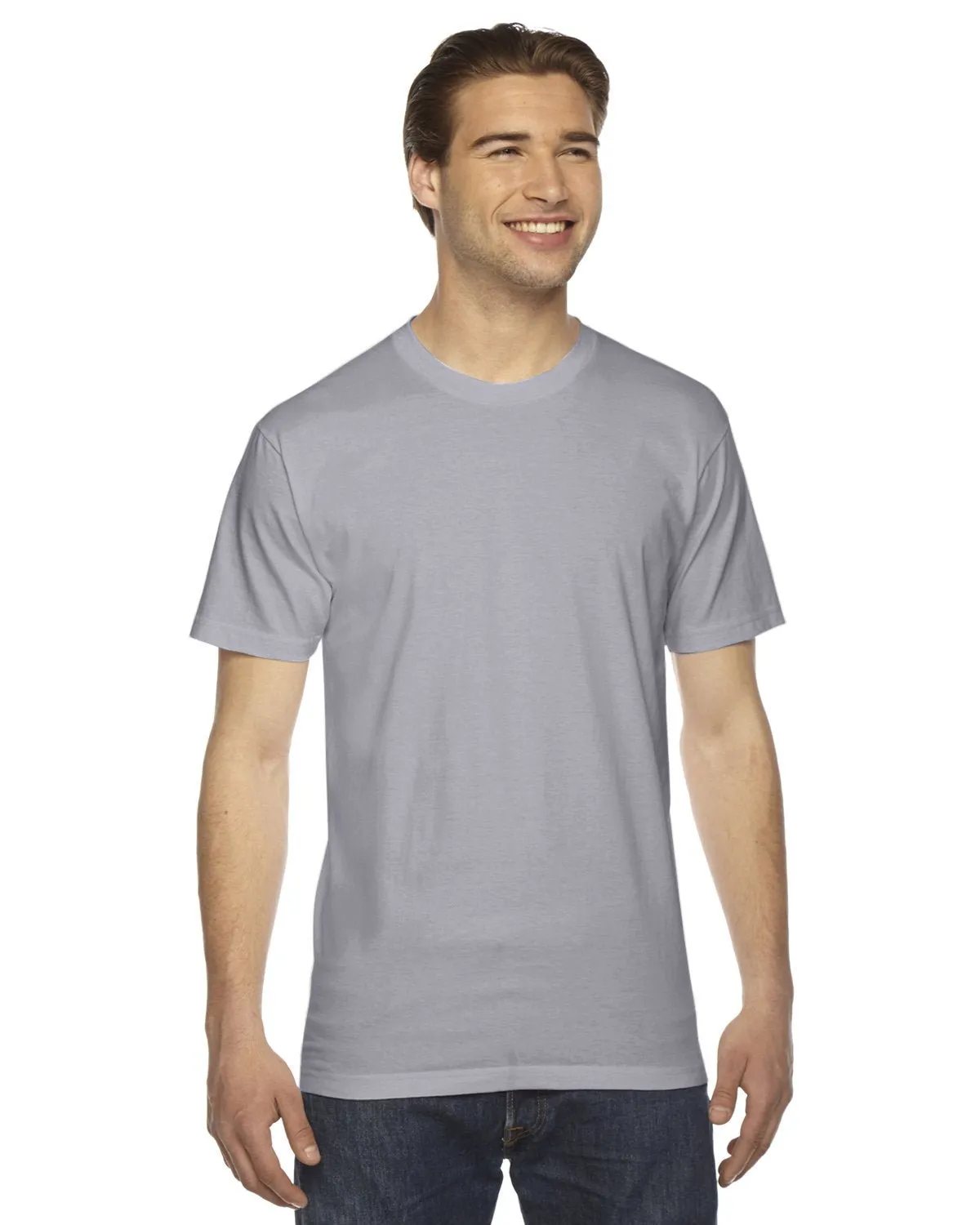 T-shirt unisexe à manches courtes en fine jersey American Apparel 2001W