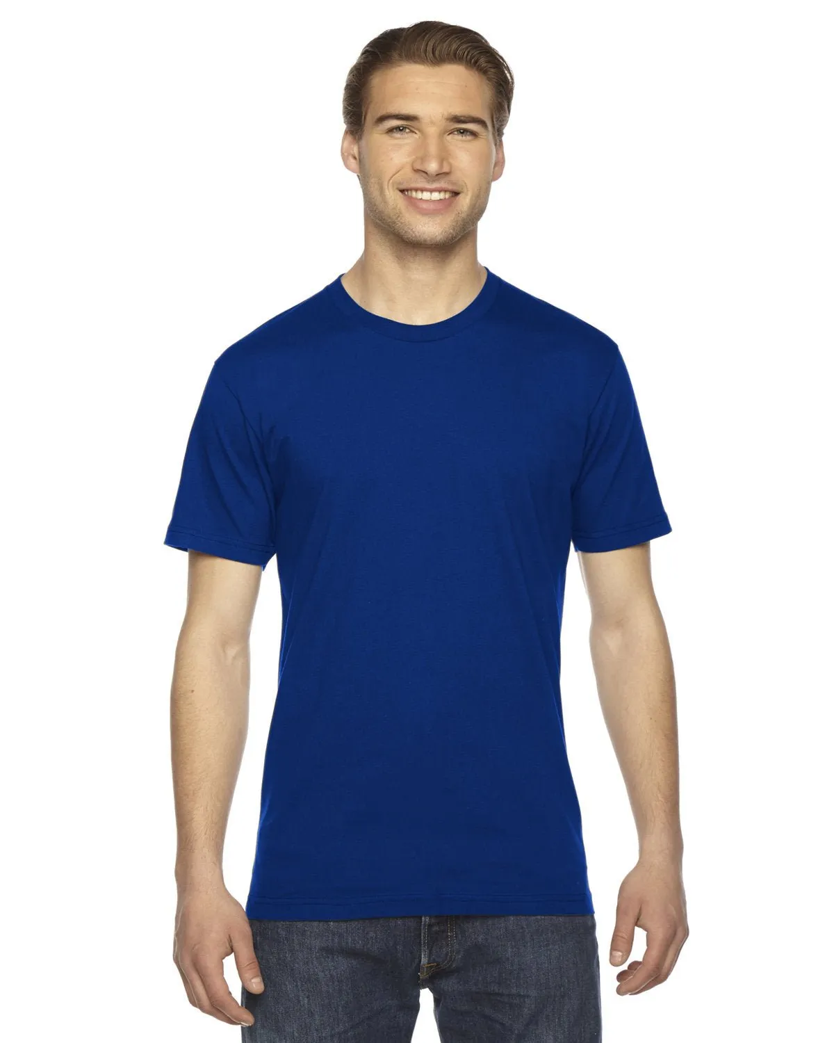 T-shirt unisexe à manches courtes en fine jersey American Apparel 2001W