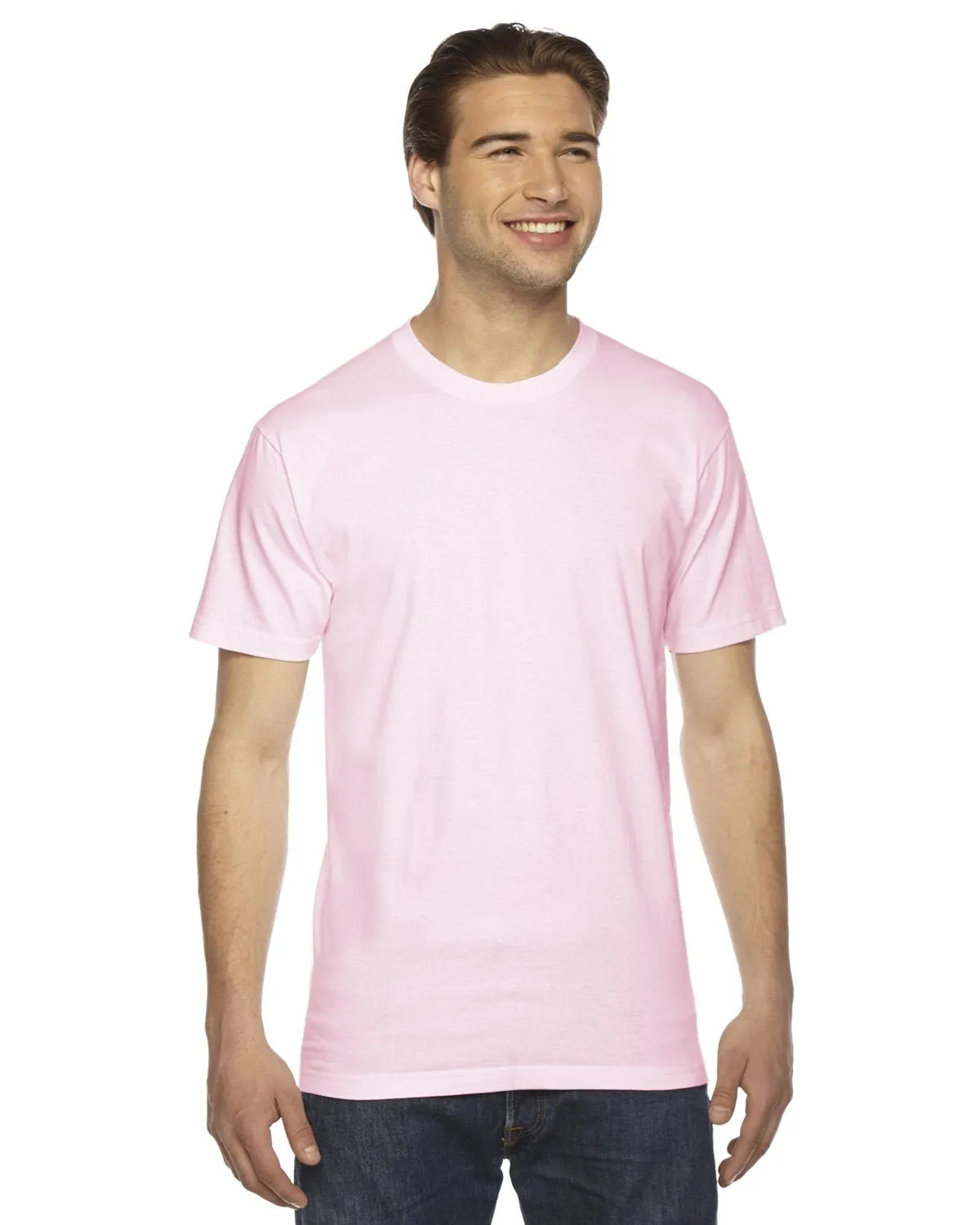 T-shirt unisexe à manches courtes en fine jersey American Apparel 2001W