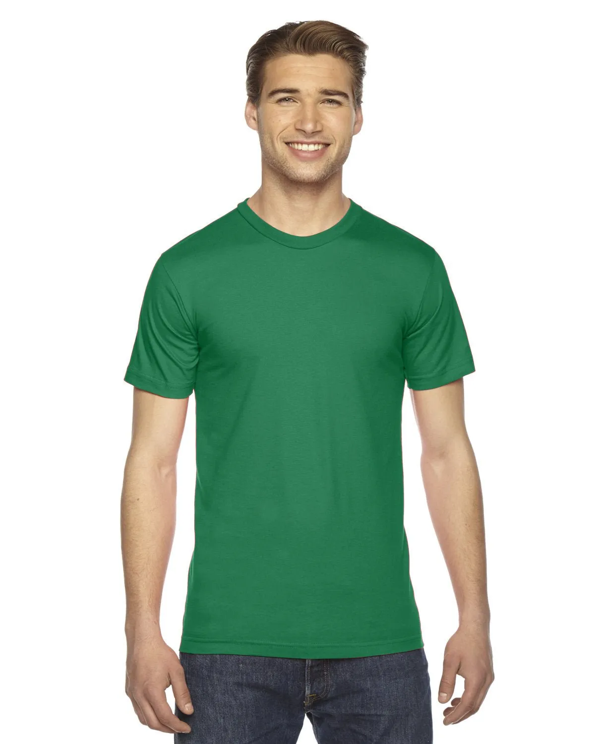 T-shirt unisexe à manches courtes en fine jersey American Apparel 2001W
