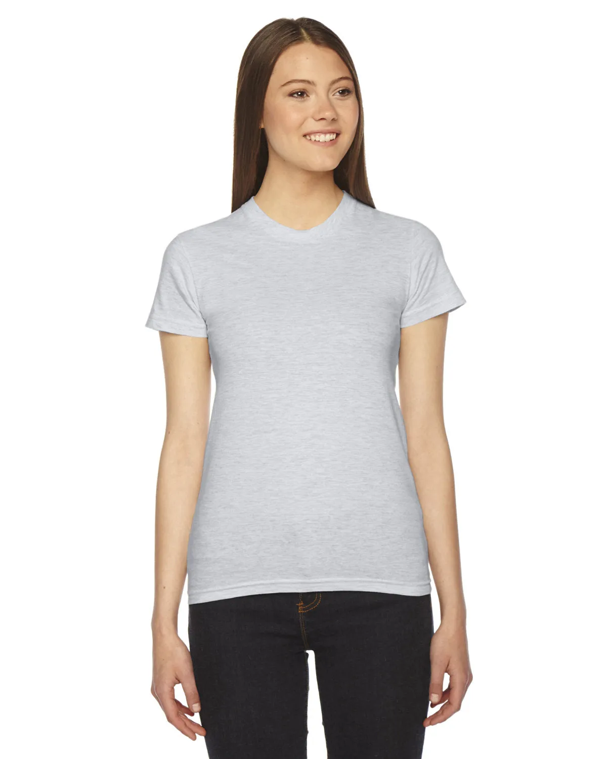American Apparel 2102W T-shirt à manches courtes en fine jersey pour femmes