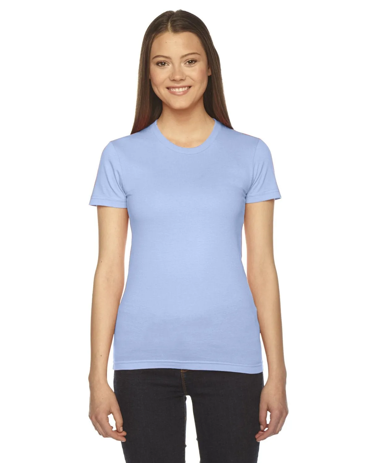 American Apparel 2102W T-shirt à manches courtes en fine jersey pour femmes