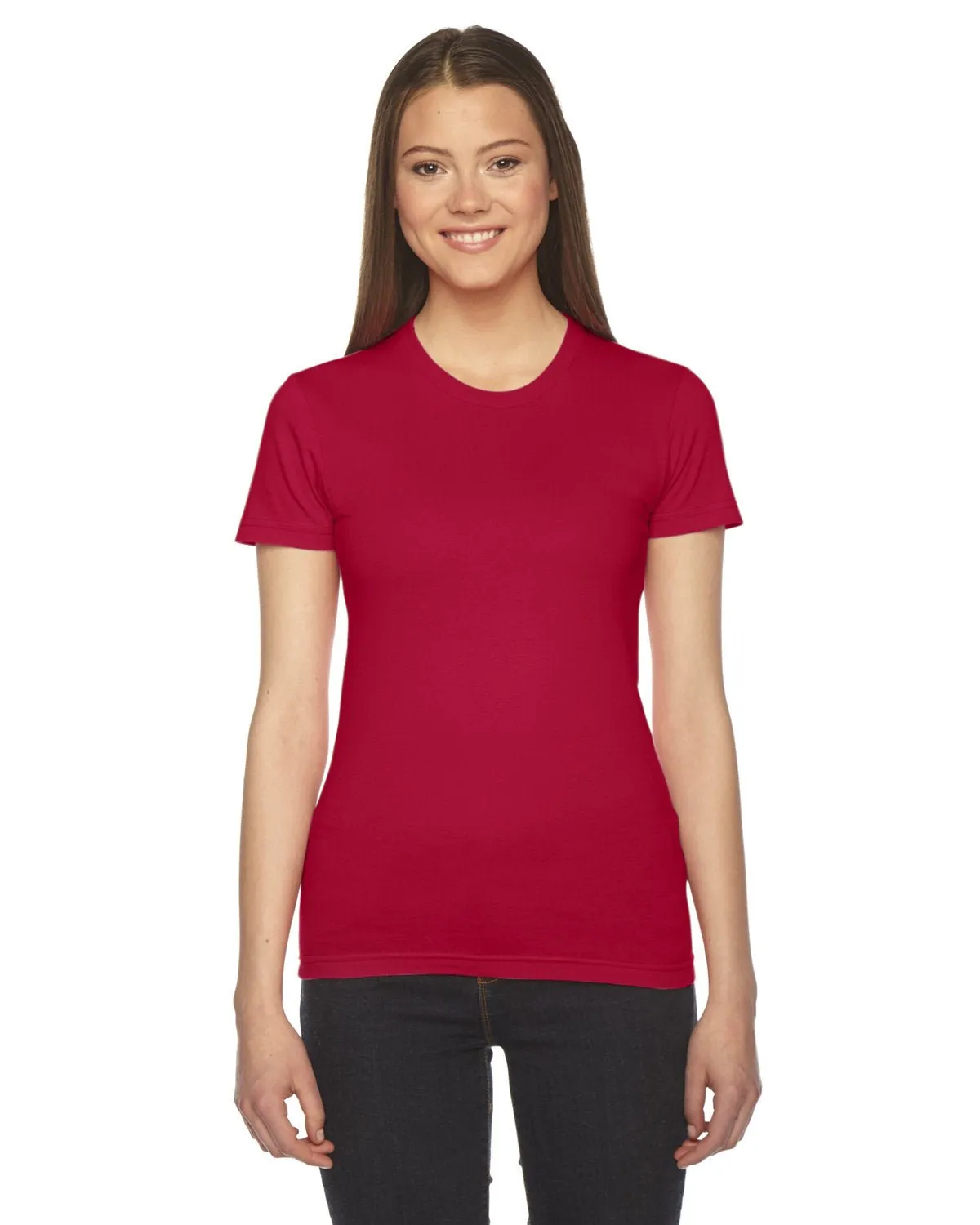 American Apparel 2102W T-shirt à manches courtes en fine jersey pour femmes