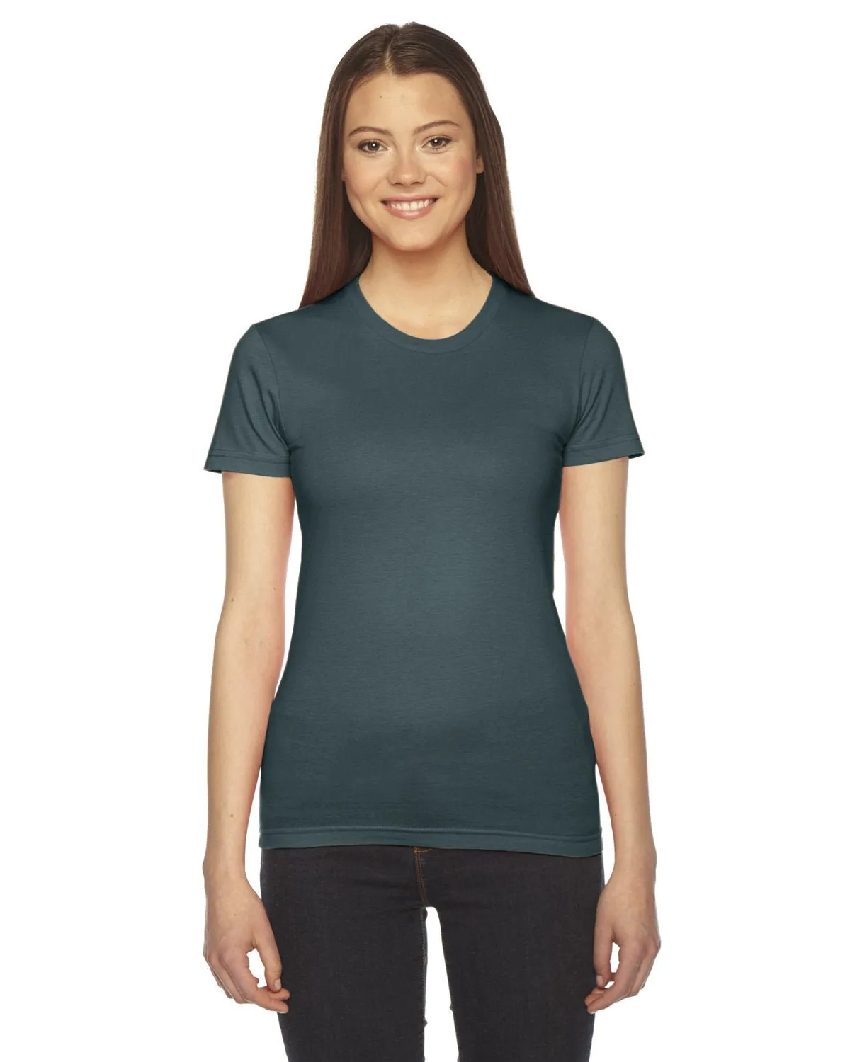 American Apparel 2102W T-shirt à manches courtes en fine jersey pour femmes