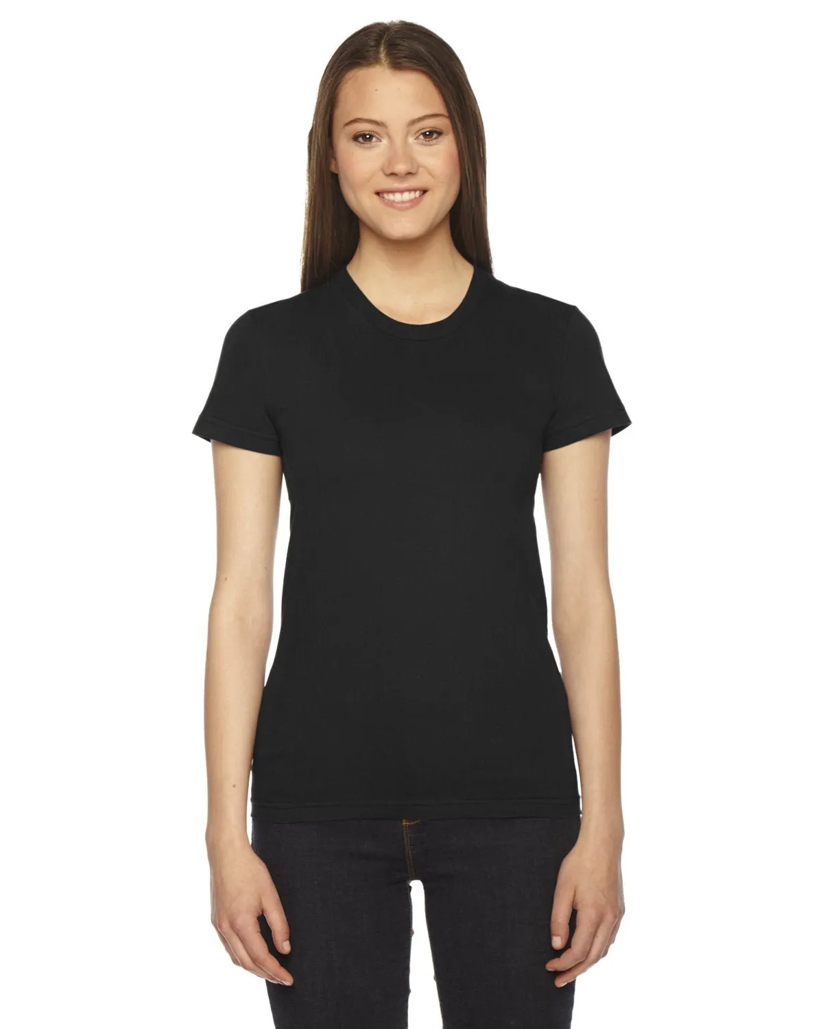 American Apparel 2102W T-shirt à manches courtes en fine jersey pour femmes