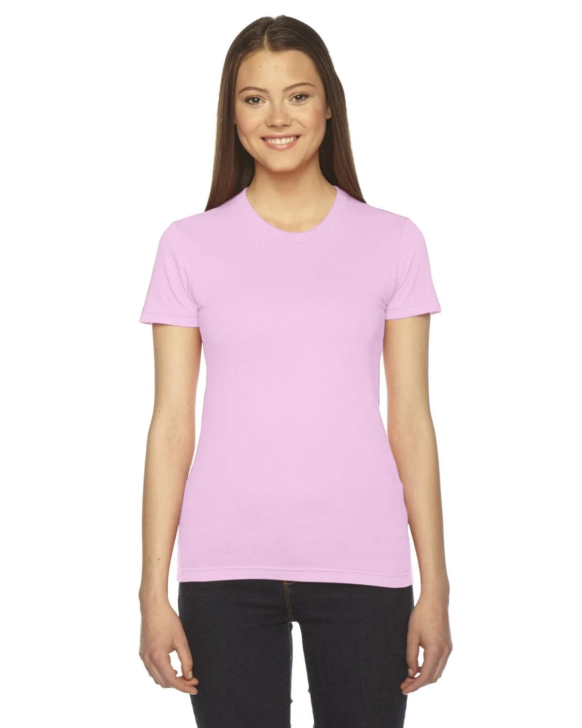 American Apparel 2102W T-shirt à manches courtes en fine jersey pour femmes
