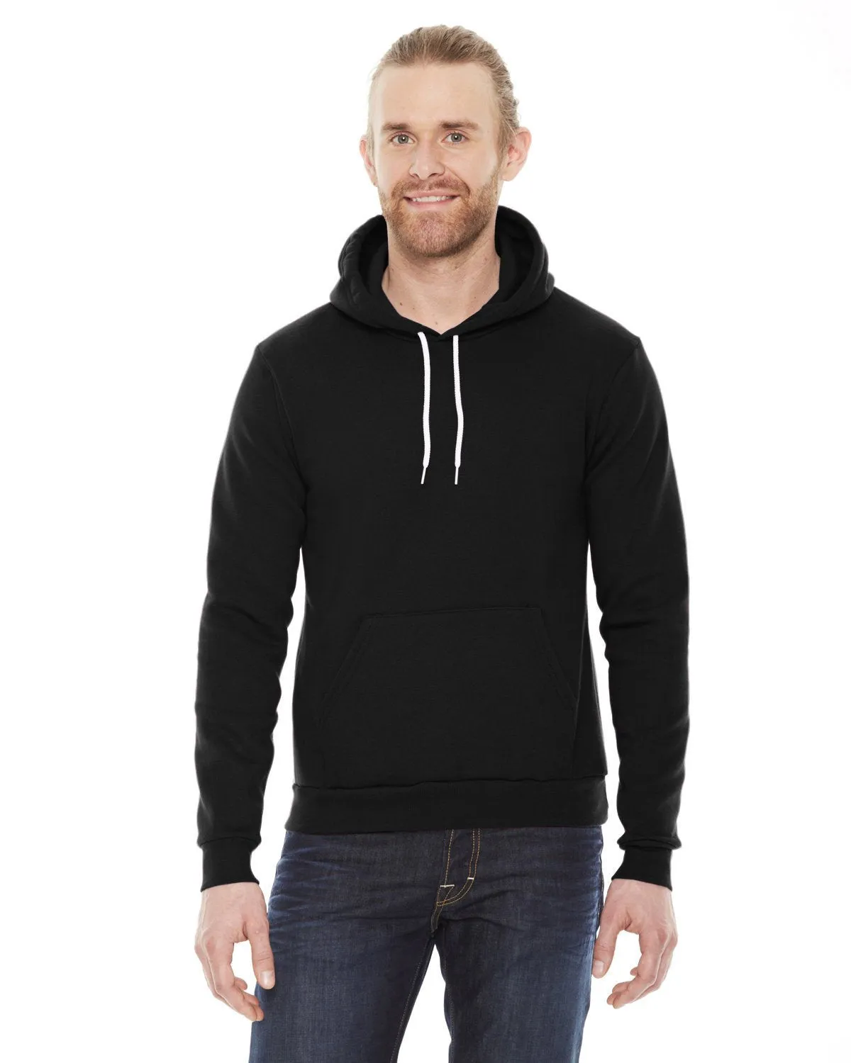 American Apparel F498W Pull-over à capuche unisexe en polaire souple avec emmanchure tombante