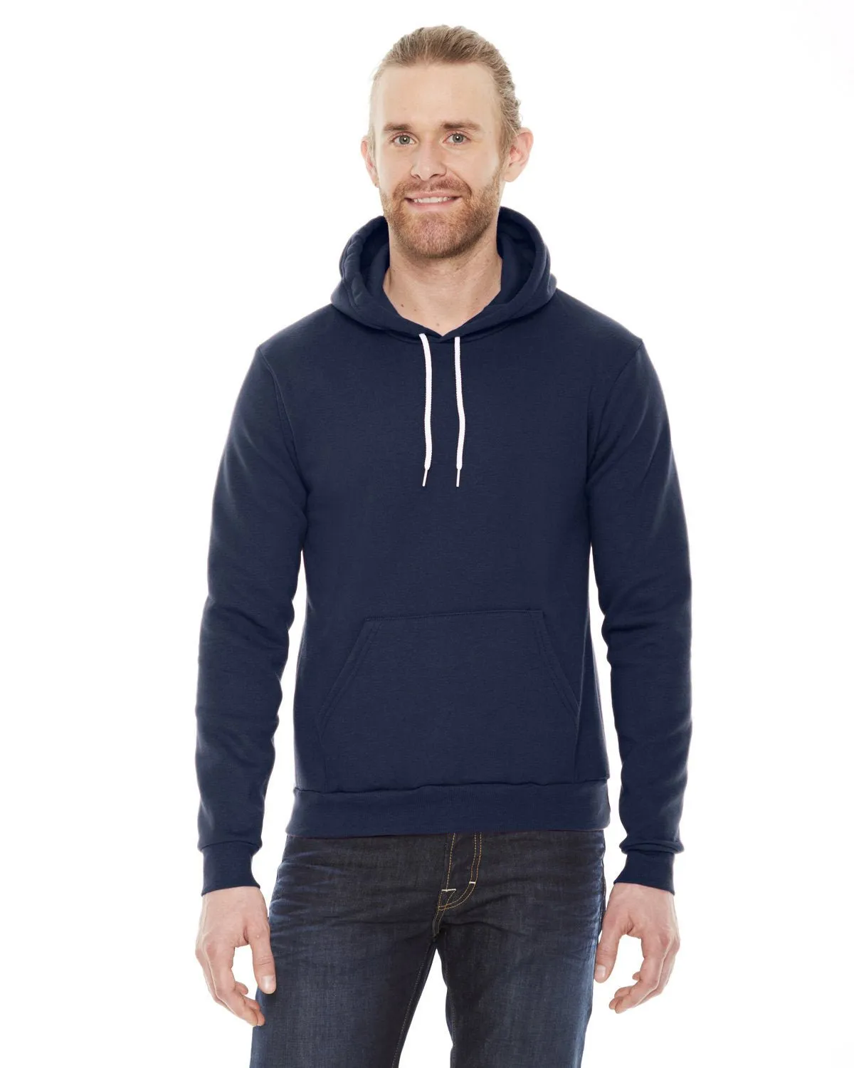 American Apparel F498W Pull-over à capuche unisexe en polaire souple avec emmanchure tombante