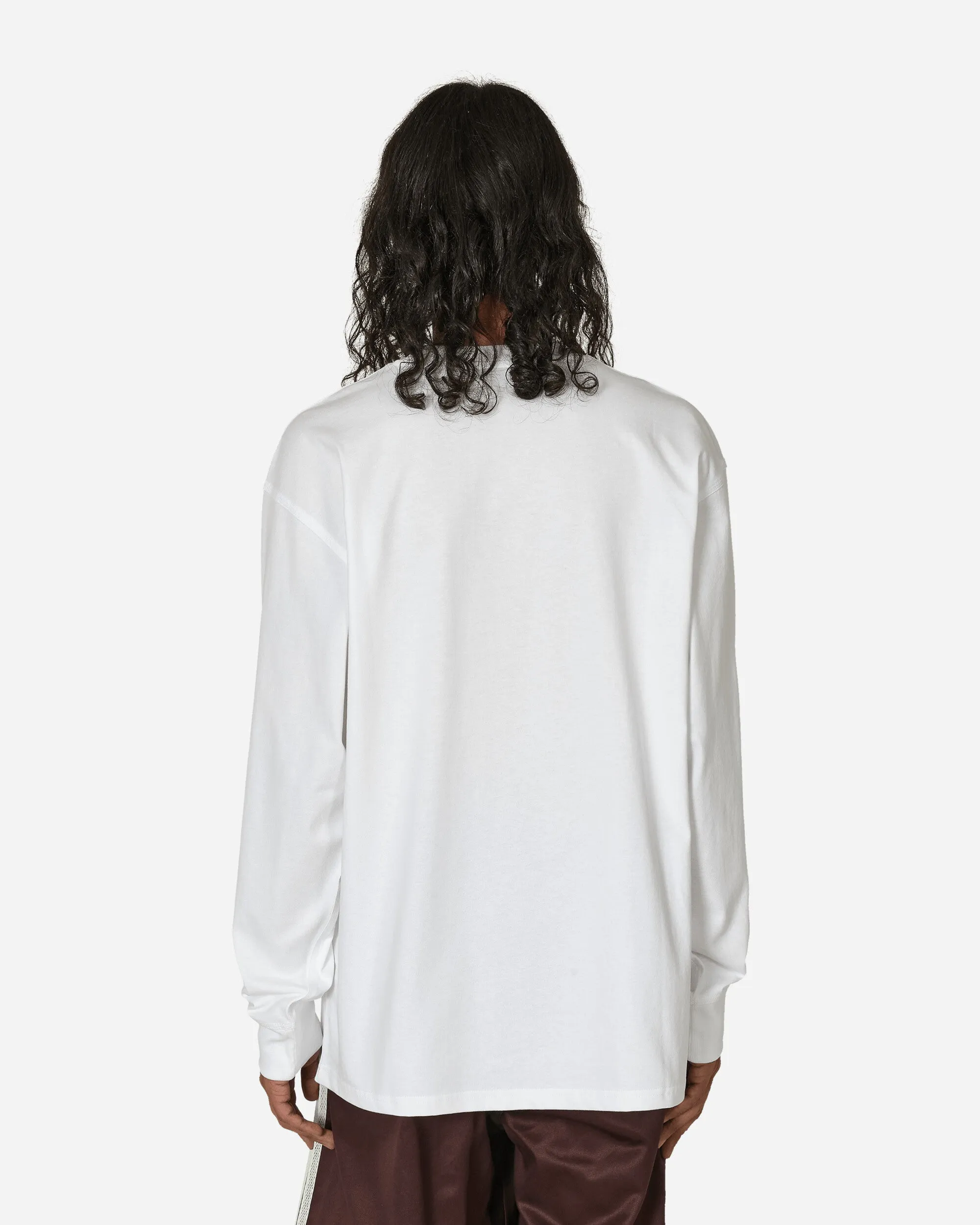 T-shirt manches longues American Script Blanc