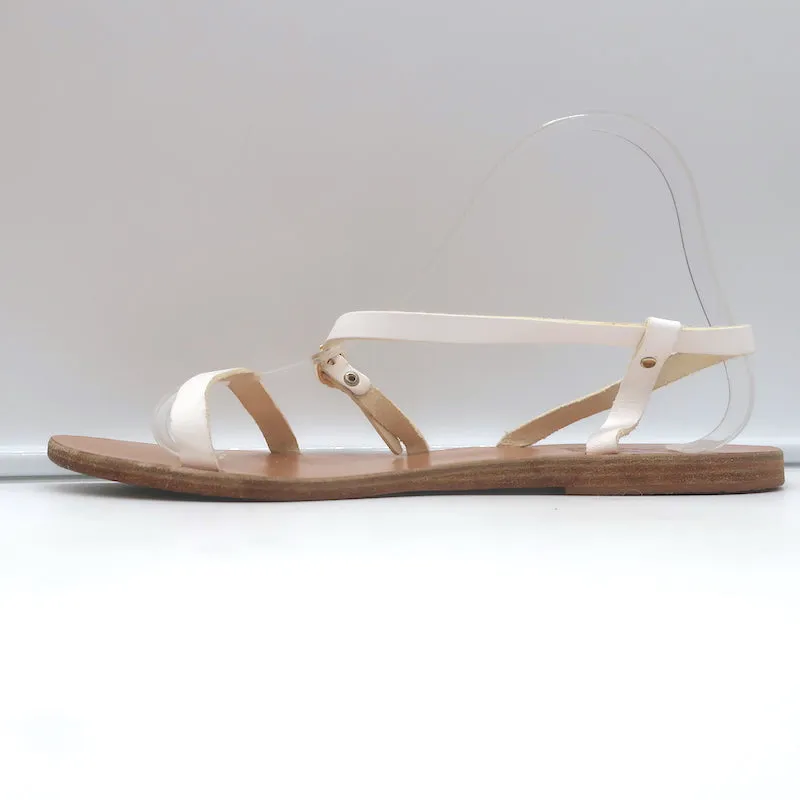 Sandales Niove à lanières Ancient Greek Sandals en cuir blanc taille 40