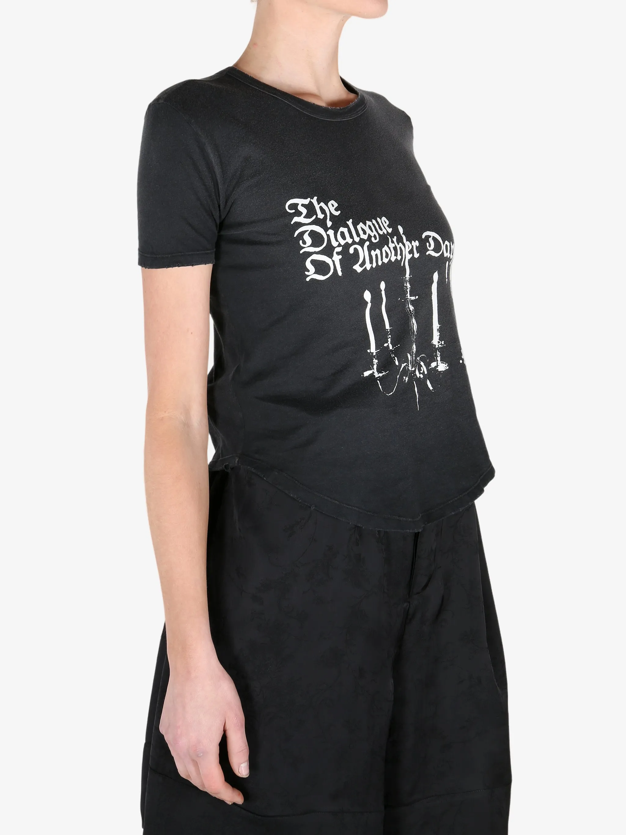 ANN DEMEULEMEESTER - T-shirt micro long pour femme - Vêtements_ann-demeulemeest