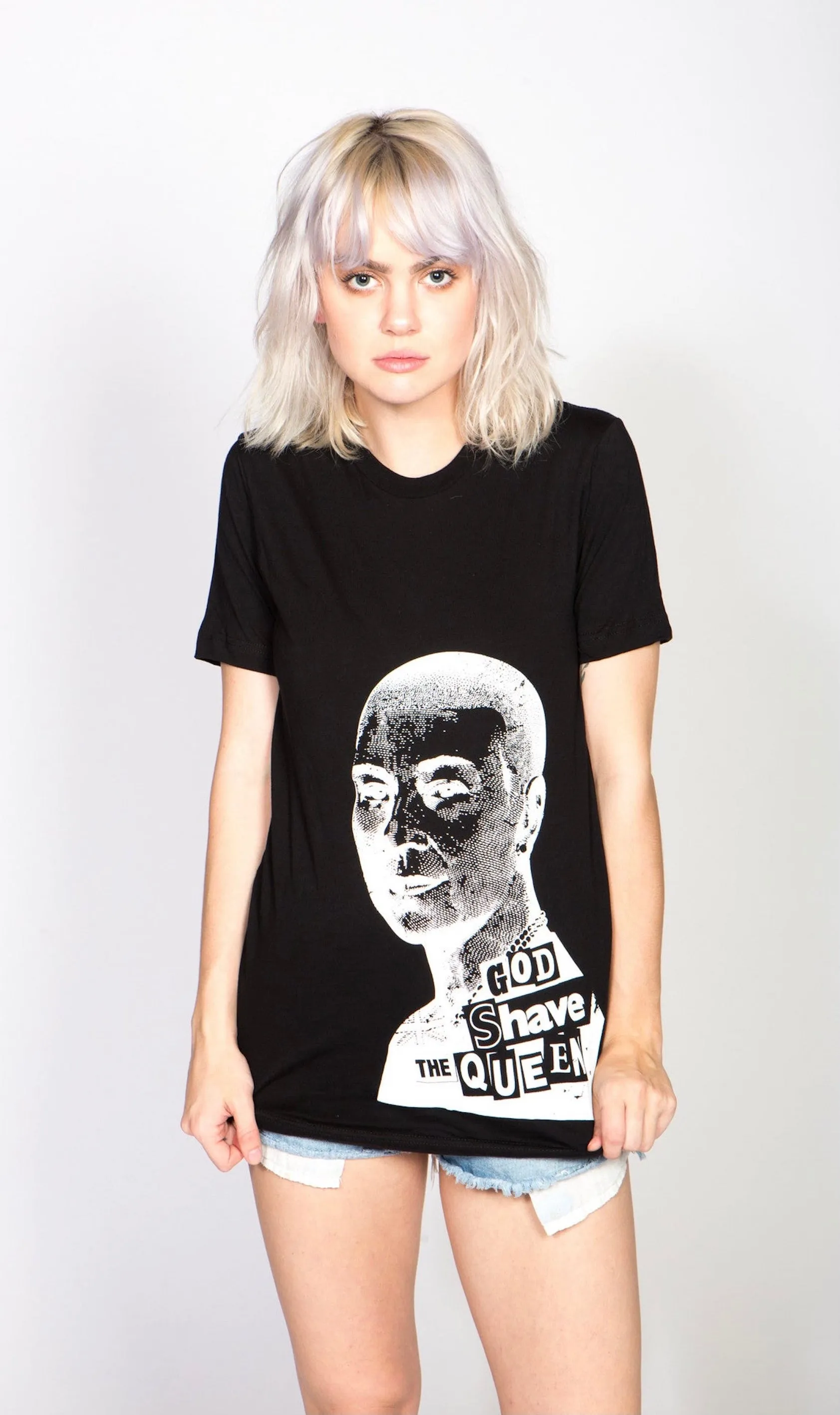 T-Shirt Femme Any Old Iron God Shave The Queen