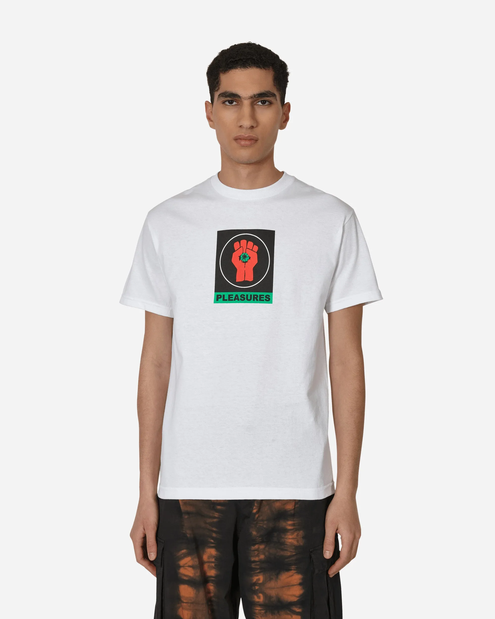 T-shirt Badge Blanc