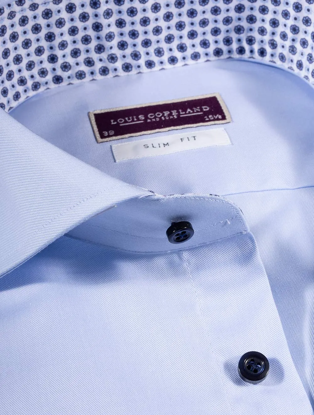 Chemise incrustée Baggio Journey - Bleue
