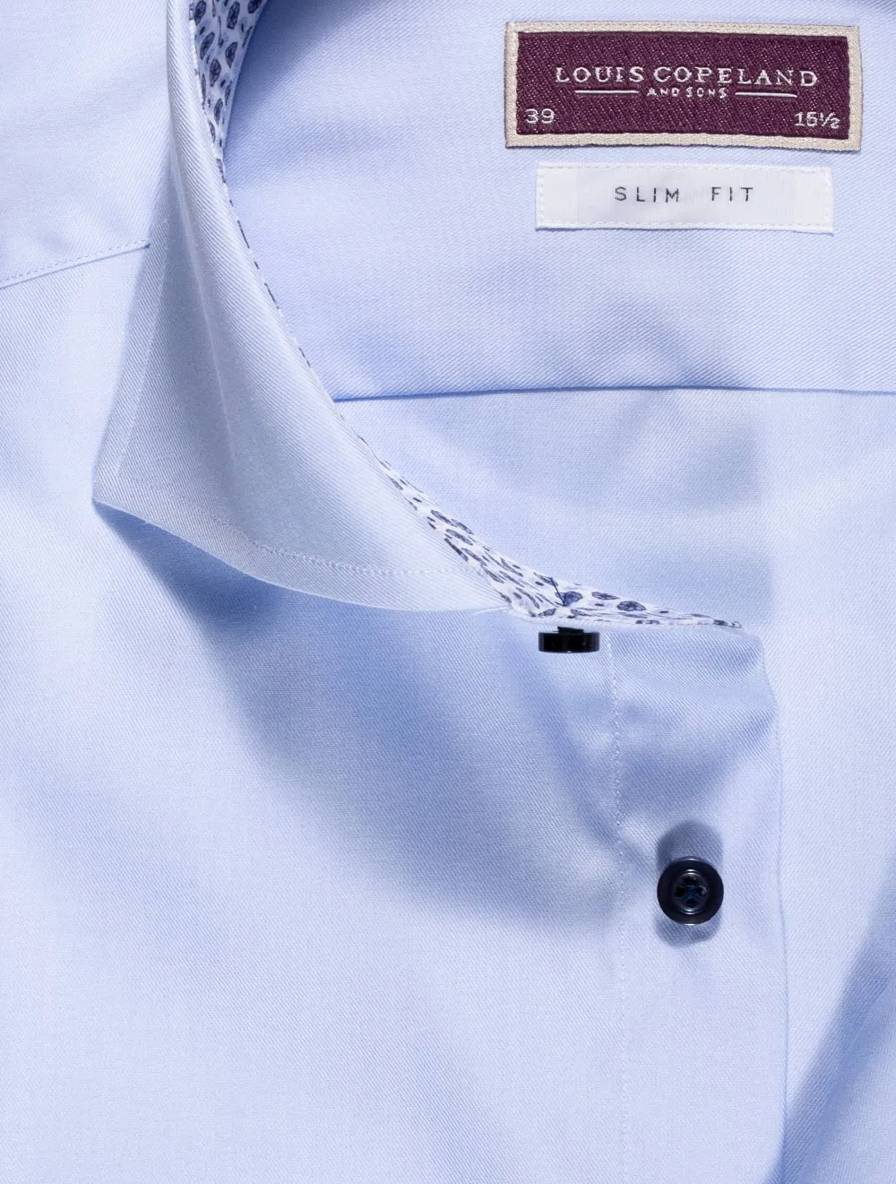 Chemise incrustée Baggio Journey - Bleue