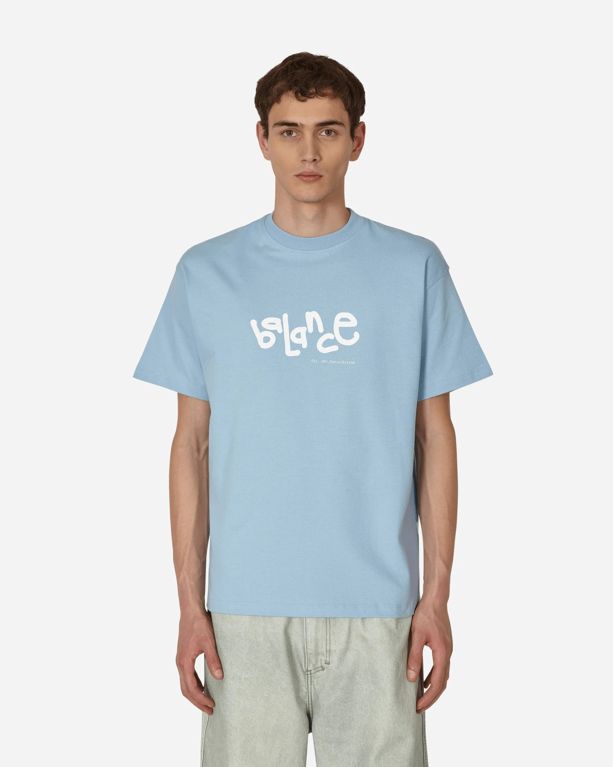 T-shirt Balance Print Bleu