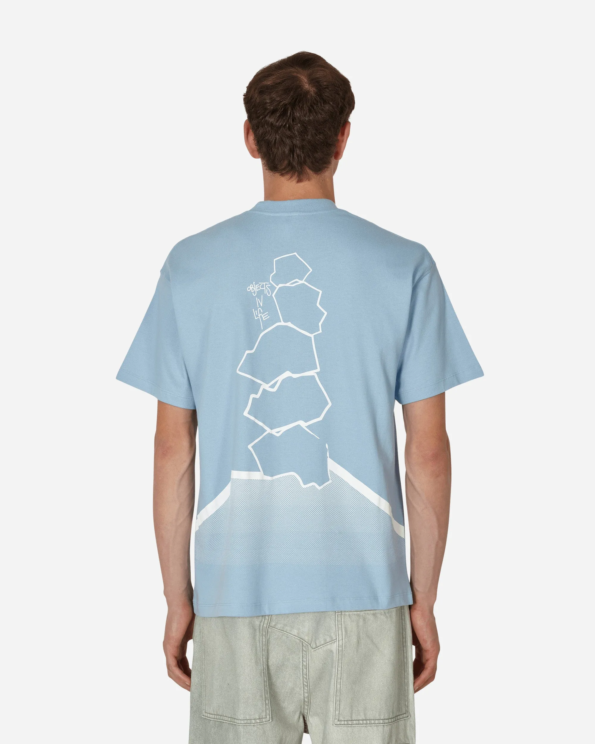 T-shirt Balance Print Bleu