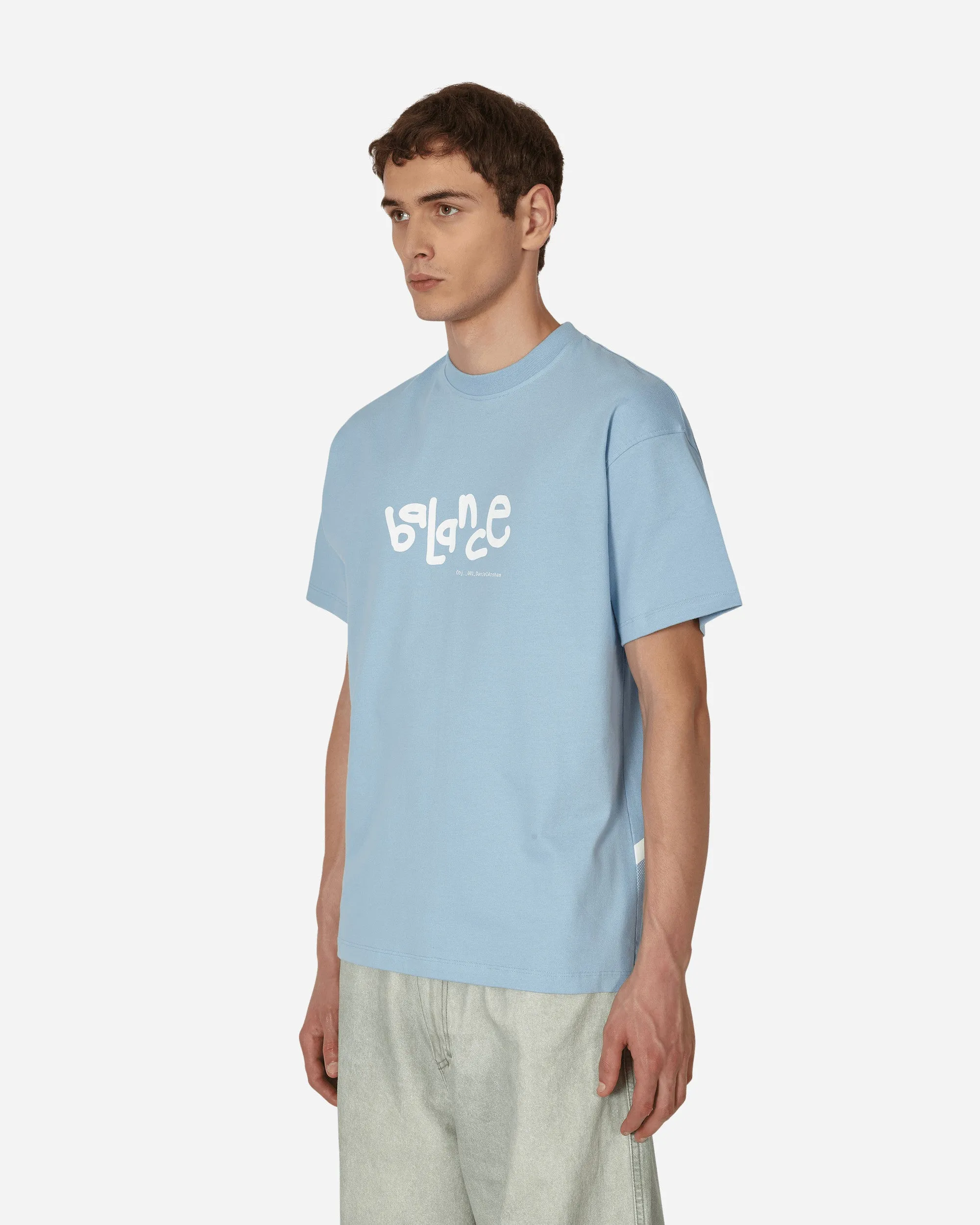 T-shirt Balance Print Bleu