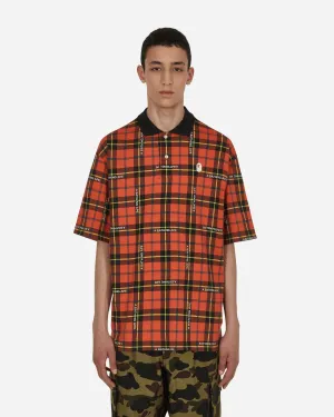 Polo à logo Bape vérifié Rouge