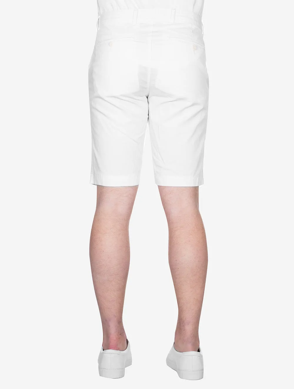 Short en Coton Bari Blanc