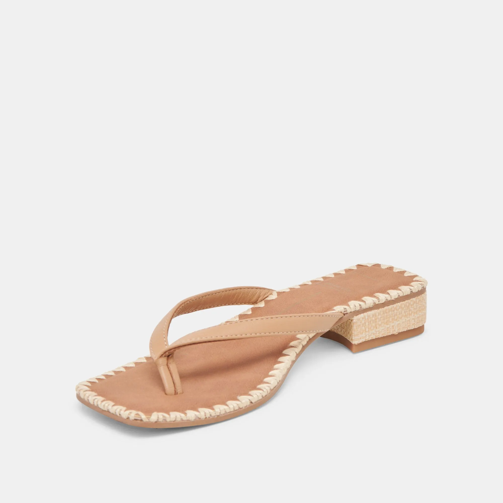 SANDALES BARTY EN CUIR TAUPE CLAIR