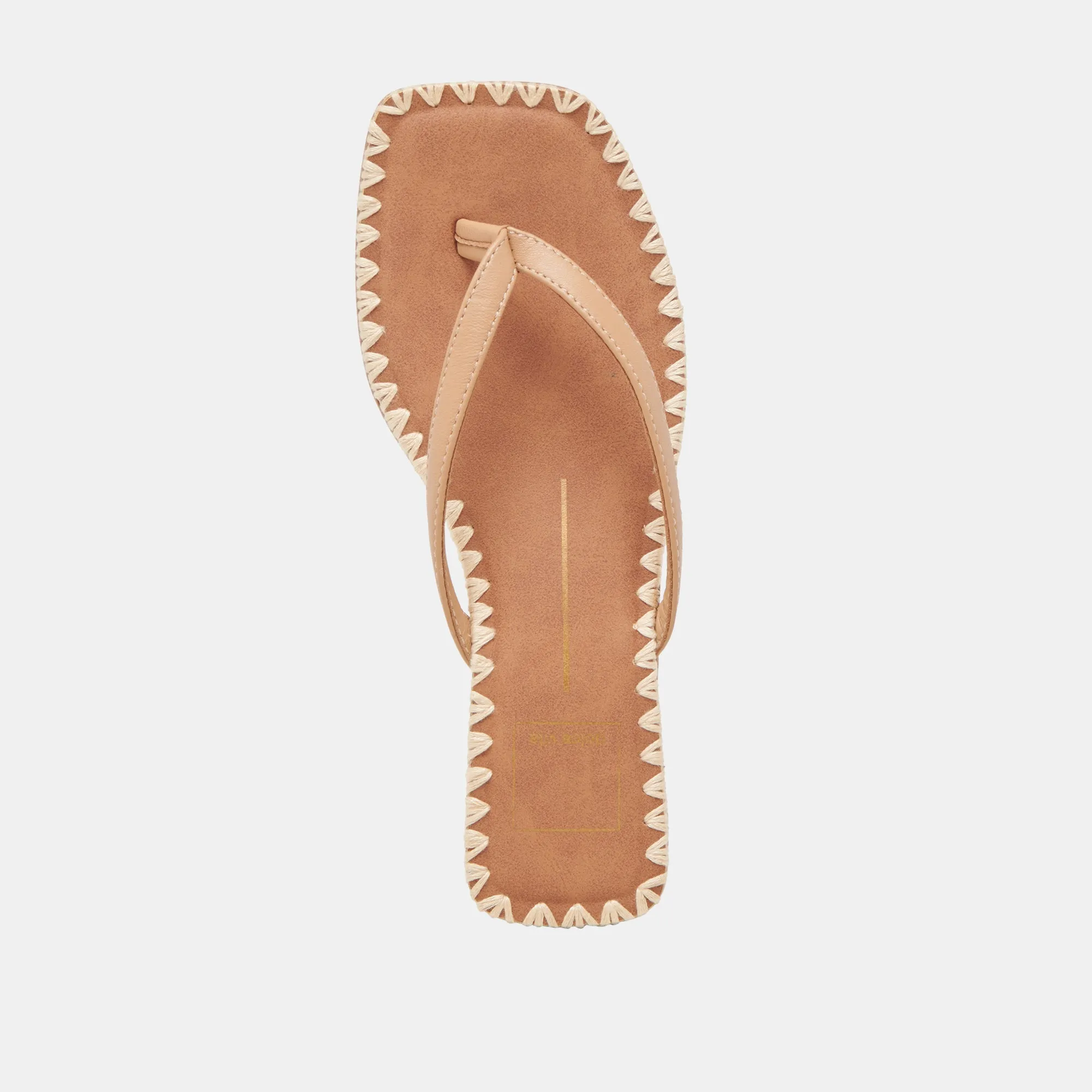 SANDALES BARTY EN CUIR TAUPE CLAIR