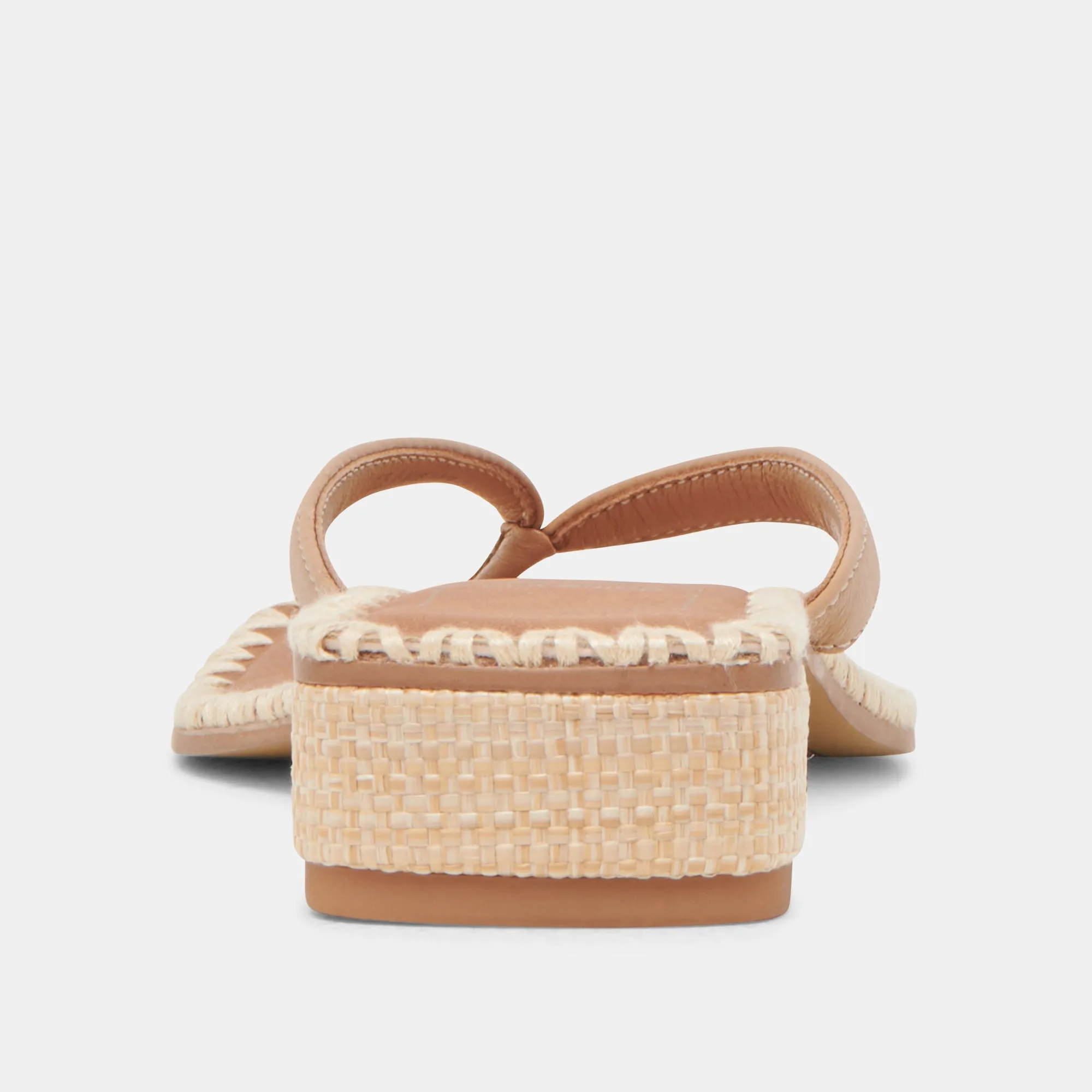 SANDALES BARTY EN CUIR TAUPE CLAIR