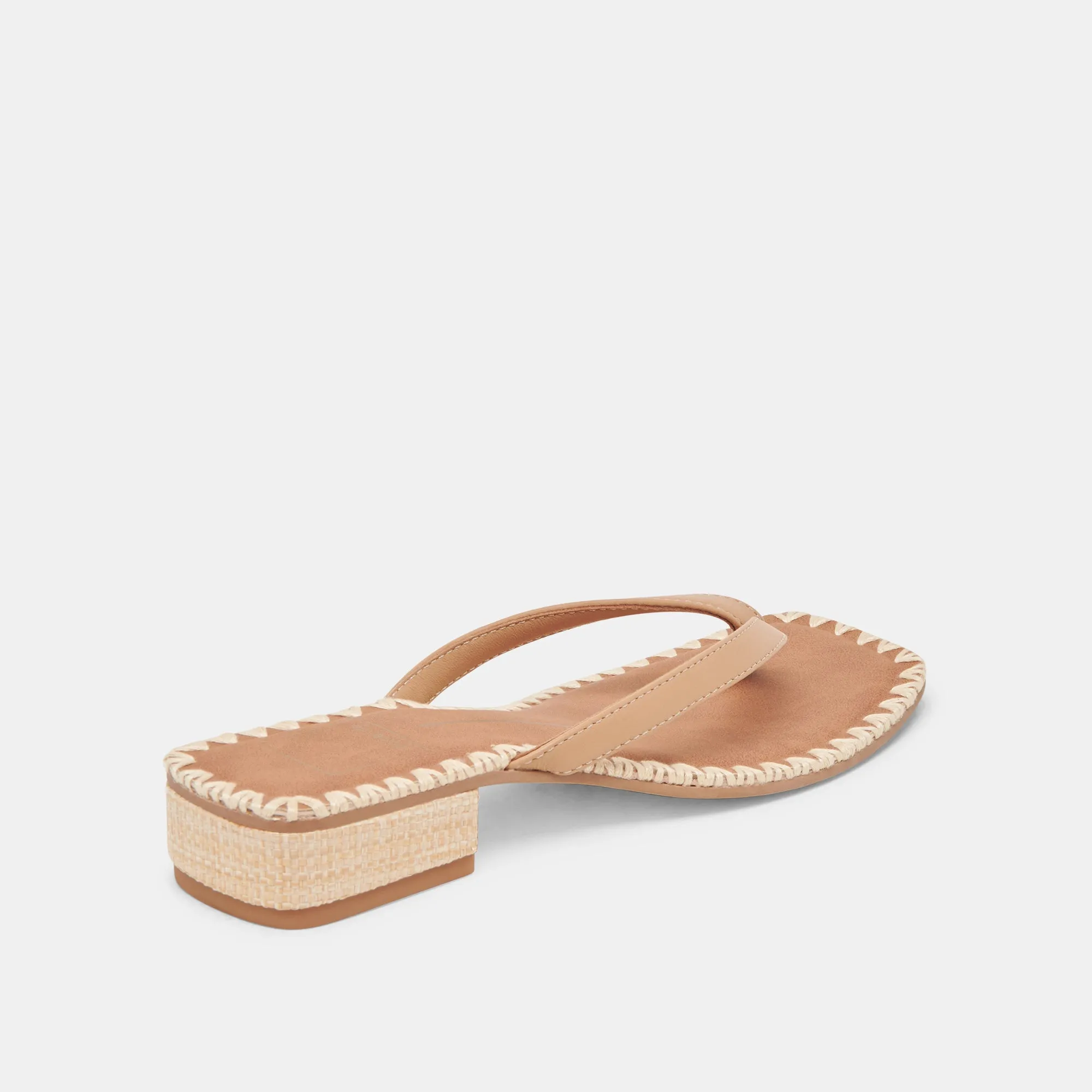SANDALES BARTY EN CUIR TAUPE CLAIR