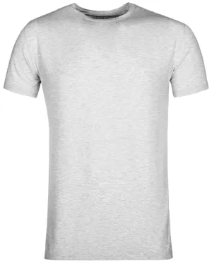 T-shirt rond col Bâle Argenté