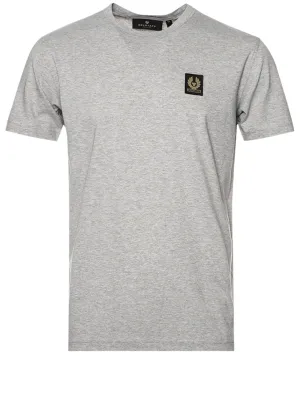 T-shirt basique gris mélangé