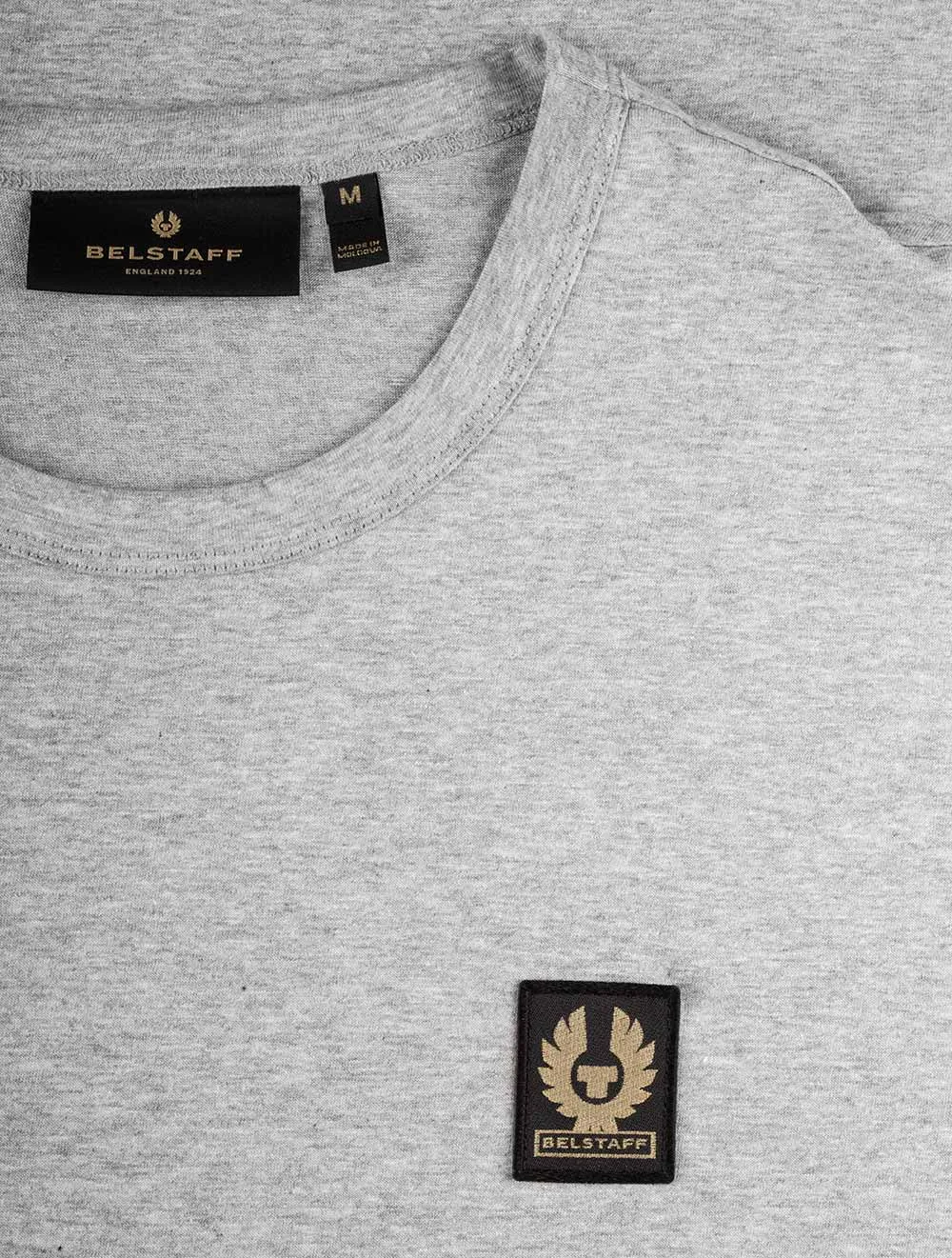 T-shirt basique gris mélangé