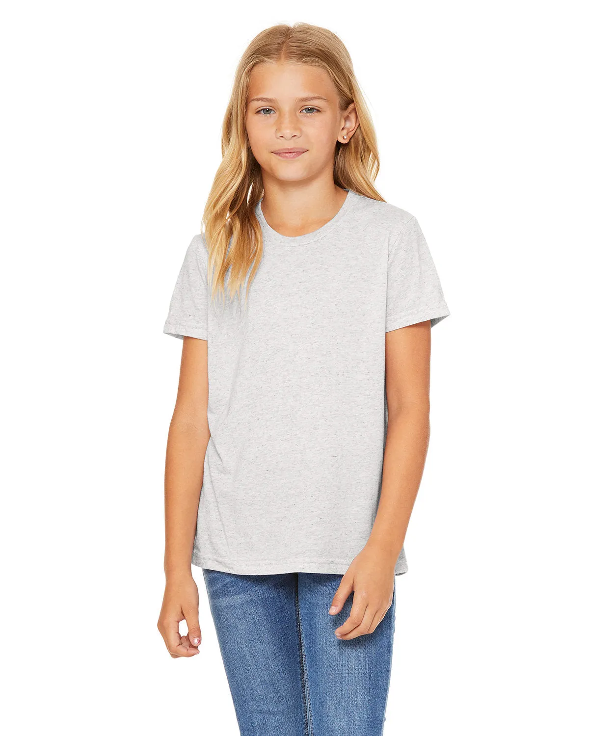 Bella   Canvas 3413Y T-shirt à manches courtes en triblend pour jeunes