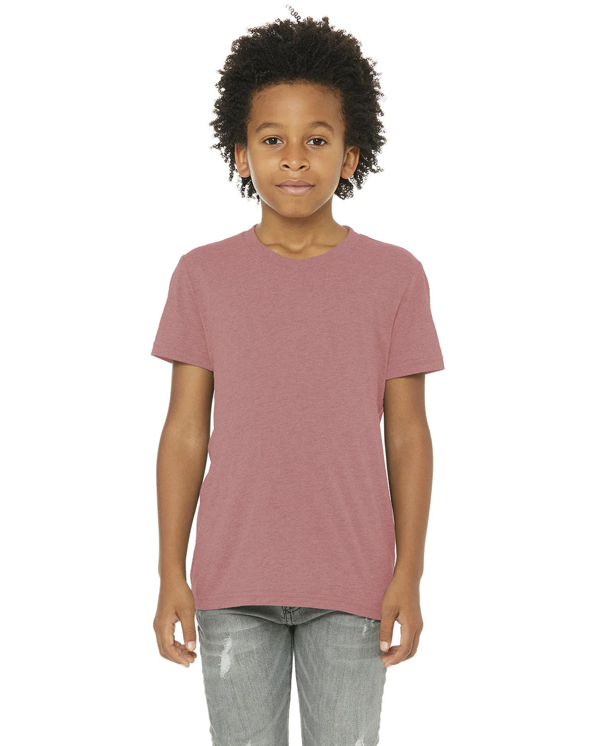 Bella   Canvas 3413Y T-shirt à manches courtes en triblend pour jeunes