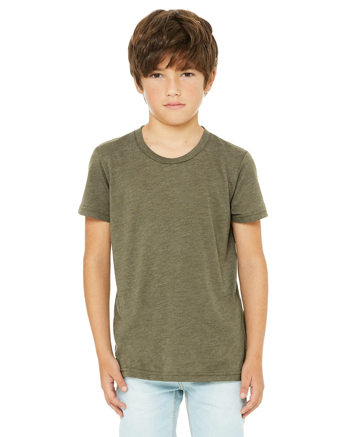 Bella   Canvas 3413Y T-shirt à manches courtes en triblend pour jeunes