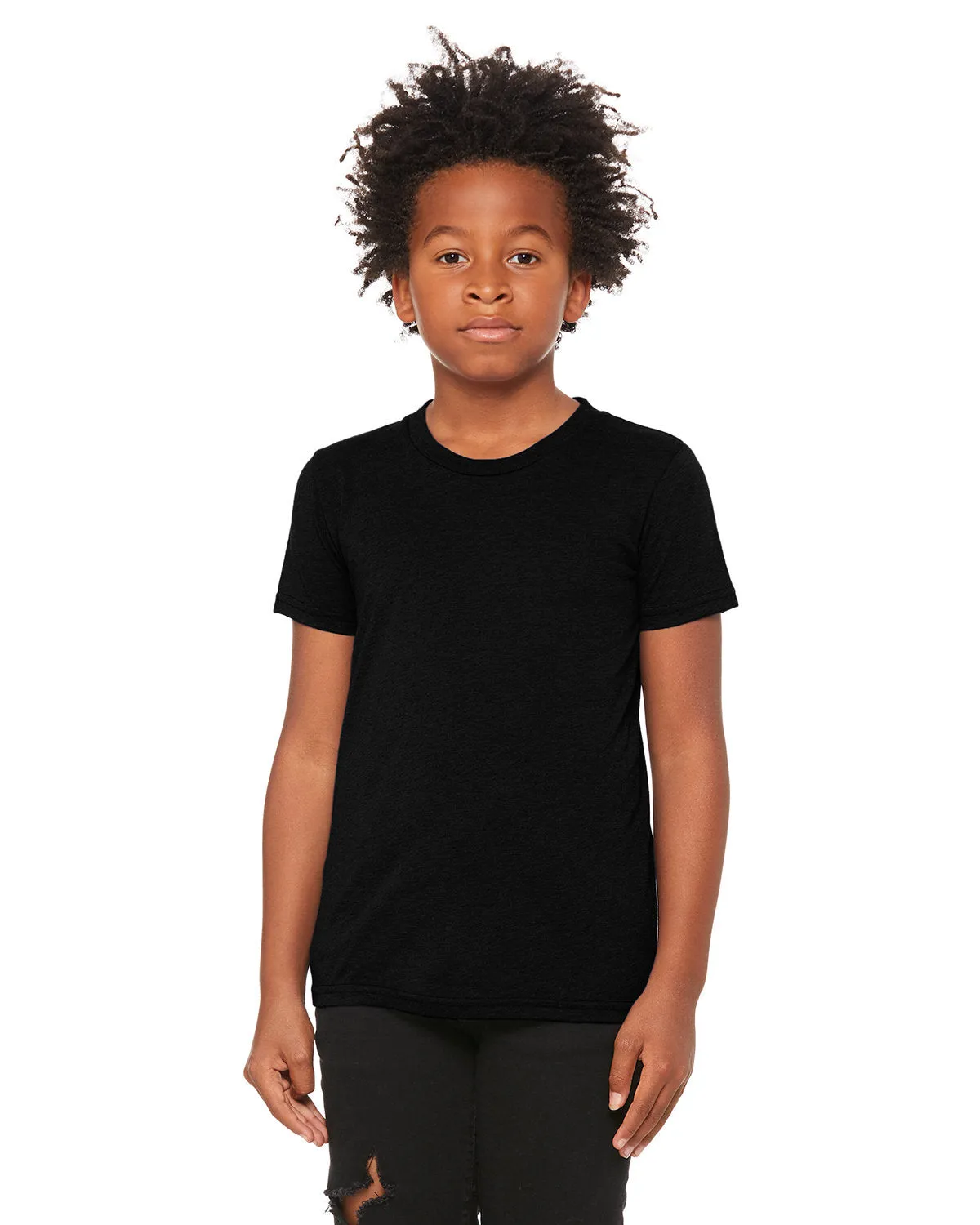 Bella   Canvas 3413Y T-shirt à manches courtes en triblend pour jeunes
