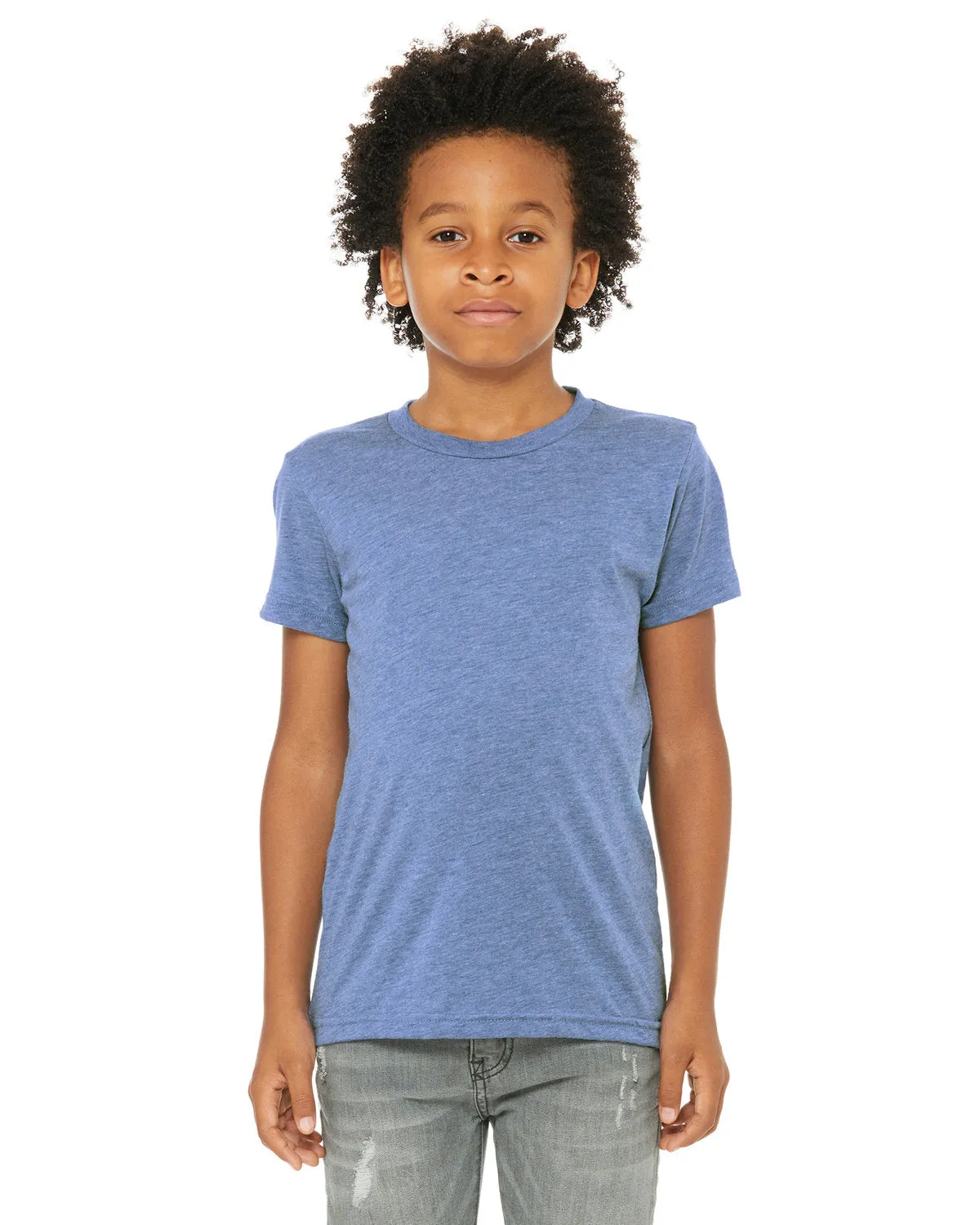 Bella   Canvas 3413Y T-shirt à manches courtes en triblend pour jeunes