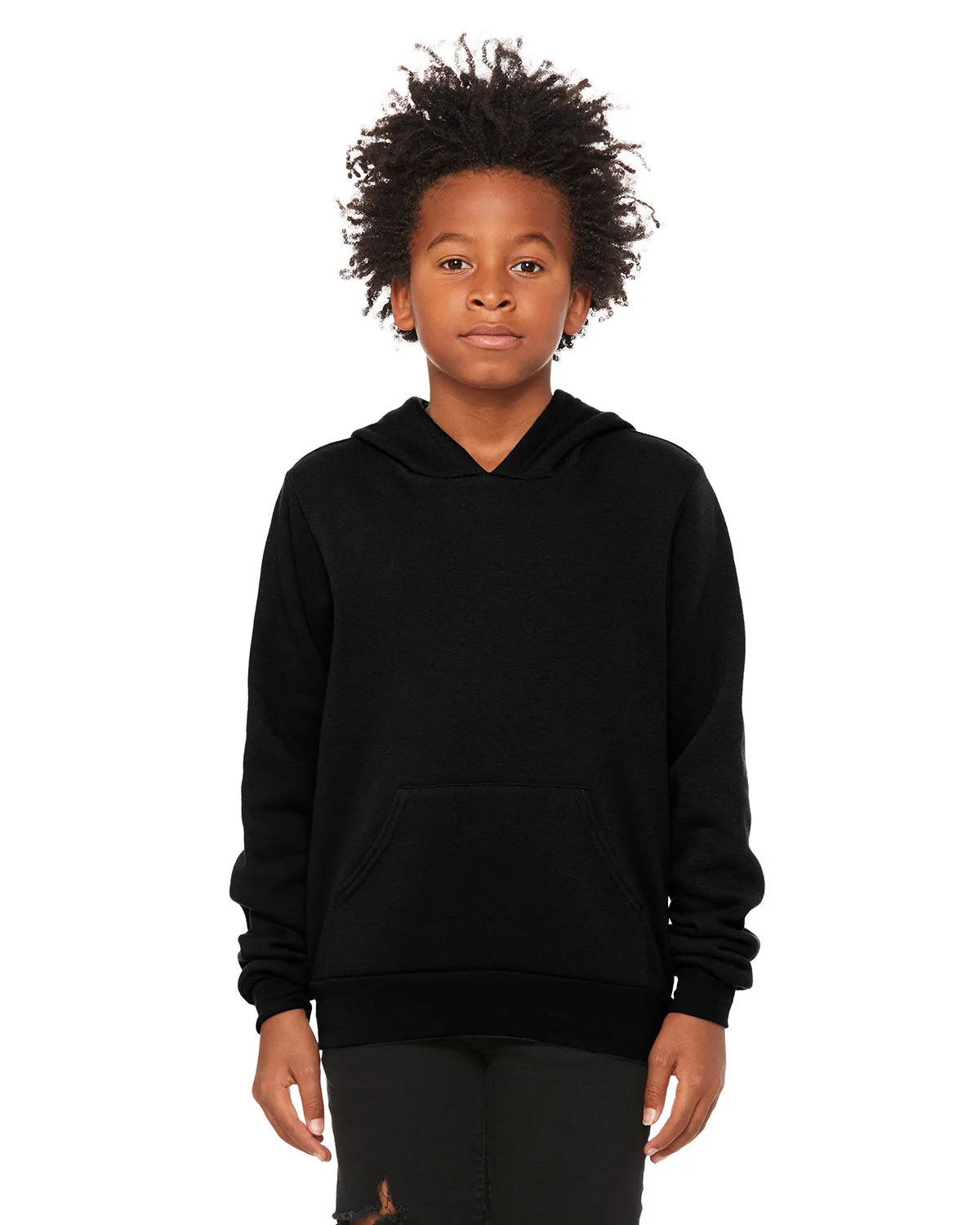 Bella   Canvas 3719Y Pull-over à capuche en polaire éponge pour jeunes