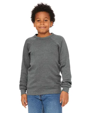 Bella   Canvas 3901Y Sweat-shirt à emmanchure raglan en éponge pour jeunes
