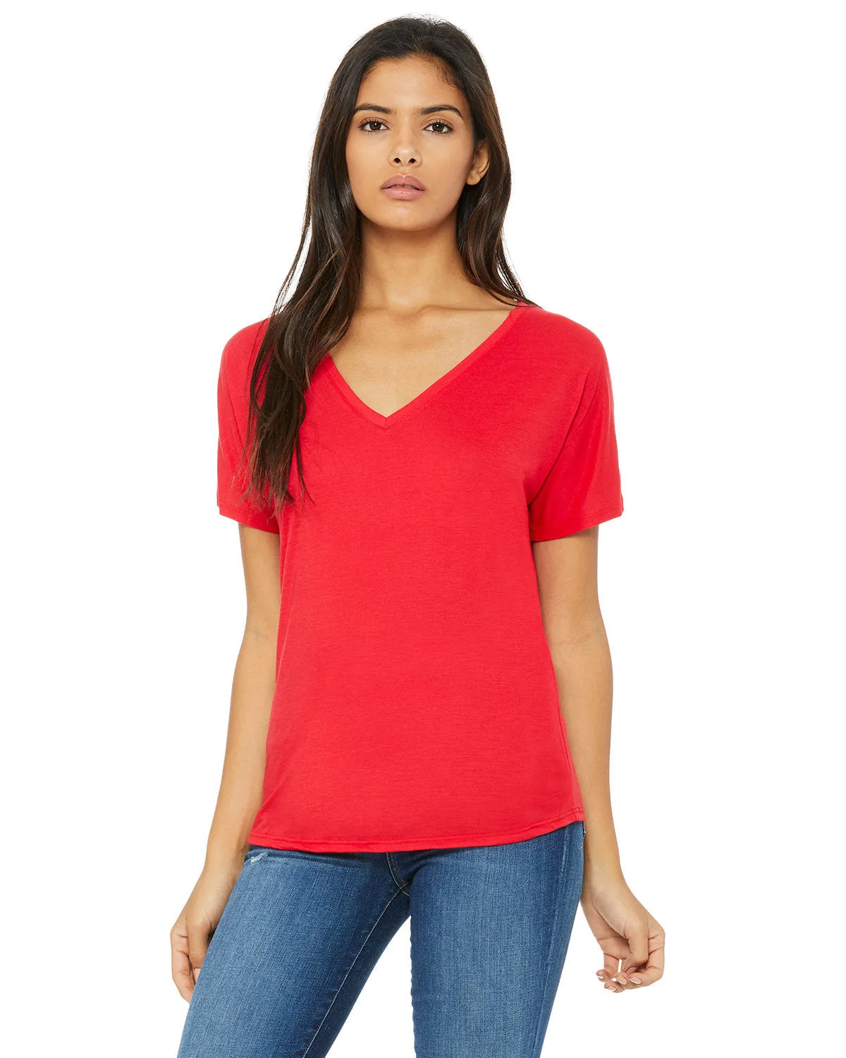 Bella   Canvas 8815 T-Shirt Femme Décolleté en V Détendu