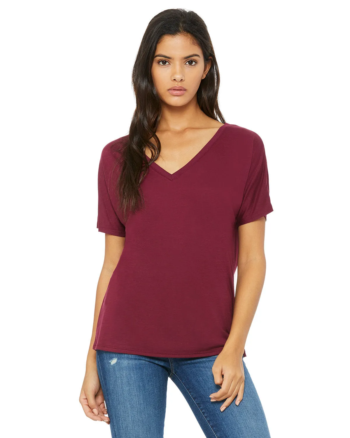 Bella   Canvas 8815 T-Shirt Femme Décolleté en V Détendu