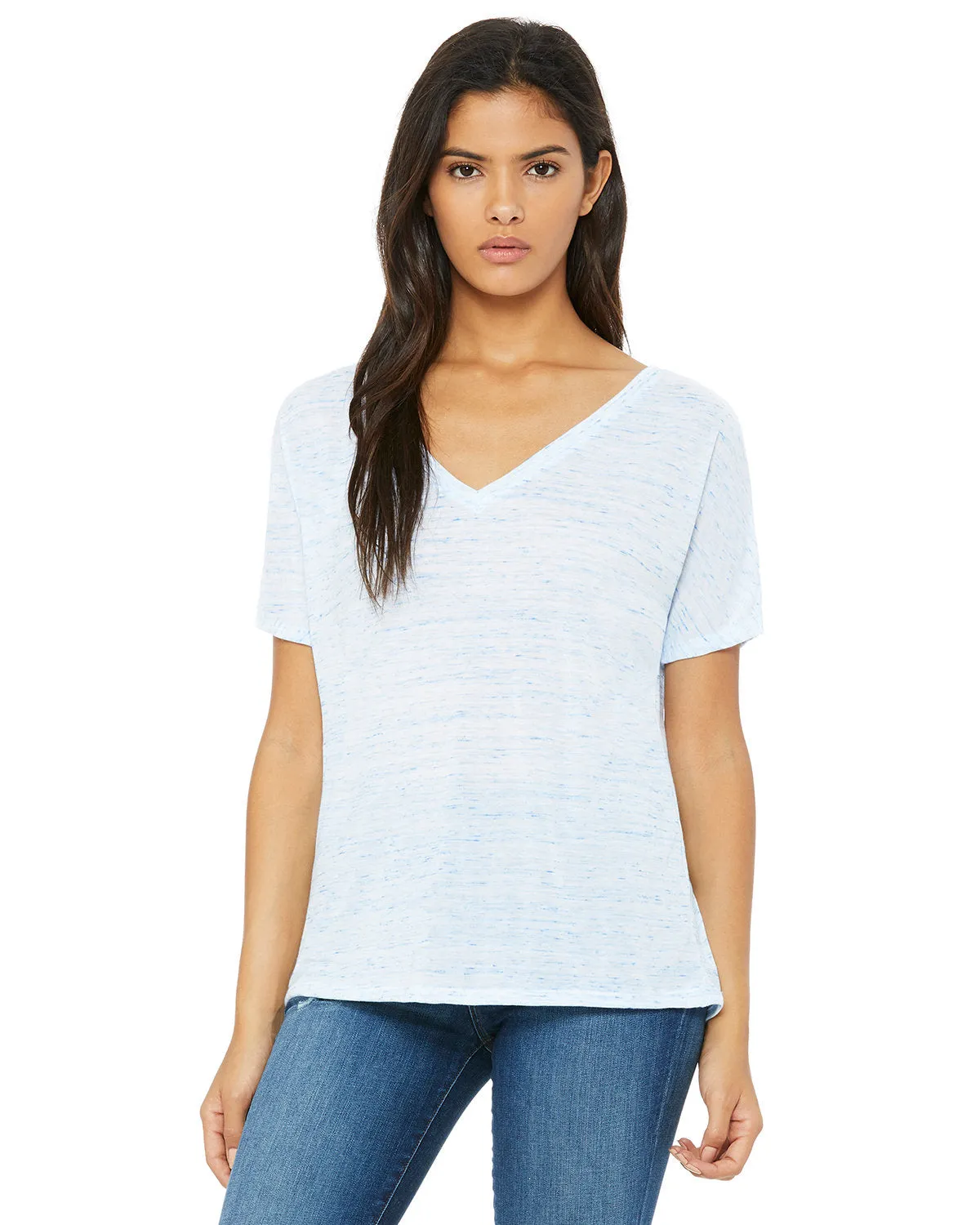 Bella   Canvas 8815 T-Shirt Femme Décolleté en V Détendu
