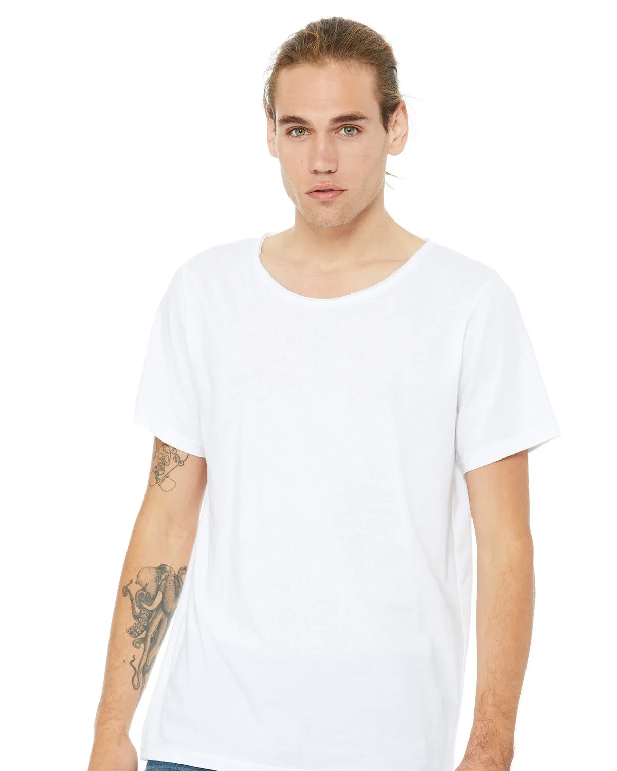 Bella   Canvas B3014 T-shirt pour homme en jersey à encolure brute