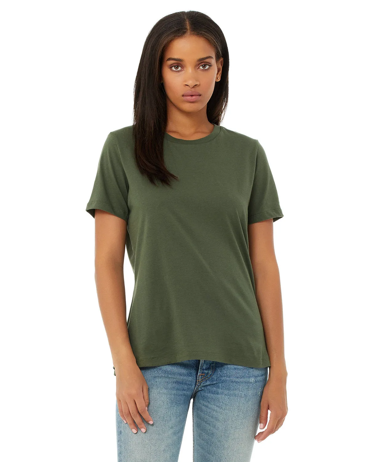 Bella   Canvas B6400 T-shirt décontracté en jersey à manches courtes pour femmes