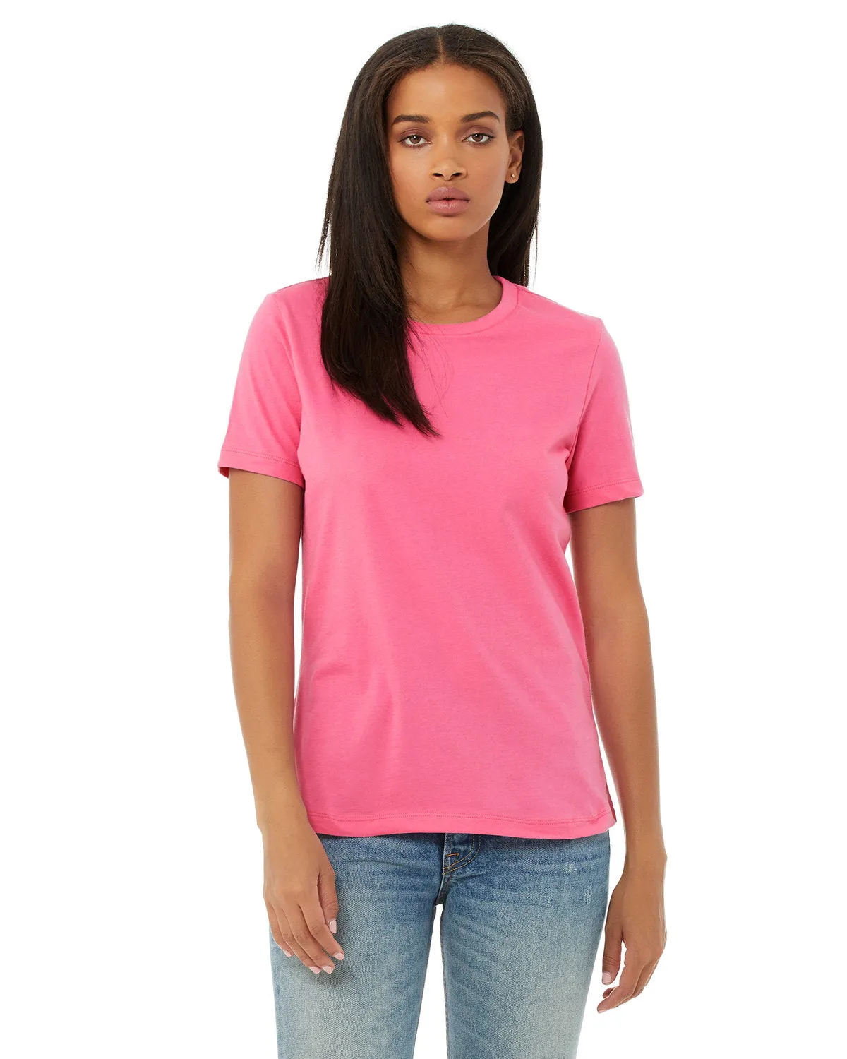 Bella   Canvas B6400 T-shirt décontracté en jersey à manches courtes pour femmes