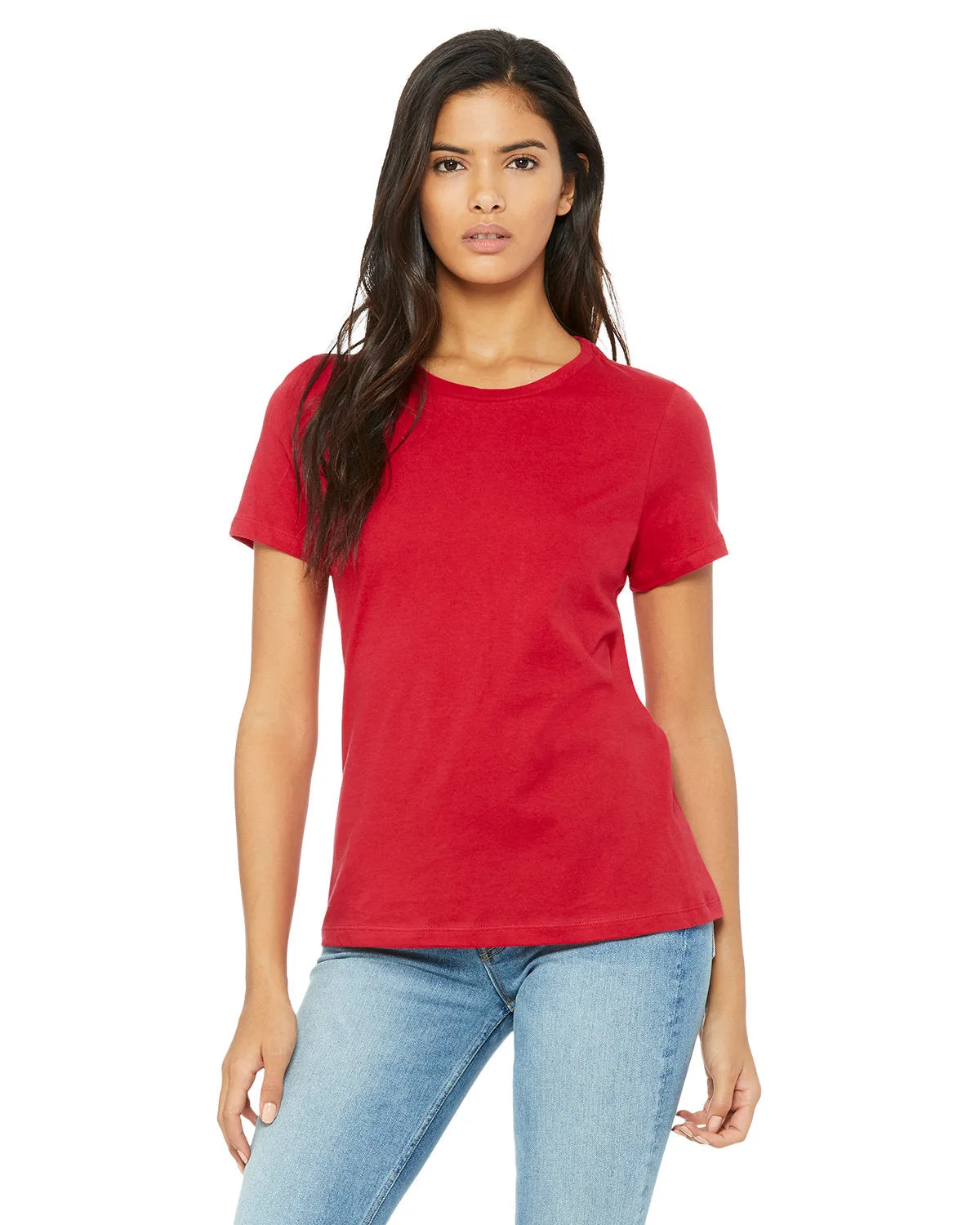 Bella   Canvas B6400 T-shirt décontracté en jersey à manches courtes pour femmes