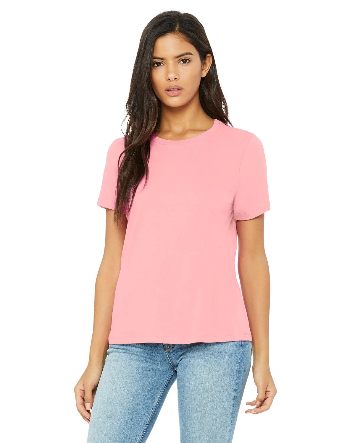 Bella   Canvas B6400 T-shirt décontracté en jersey à manches courtes pour femmes
