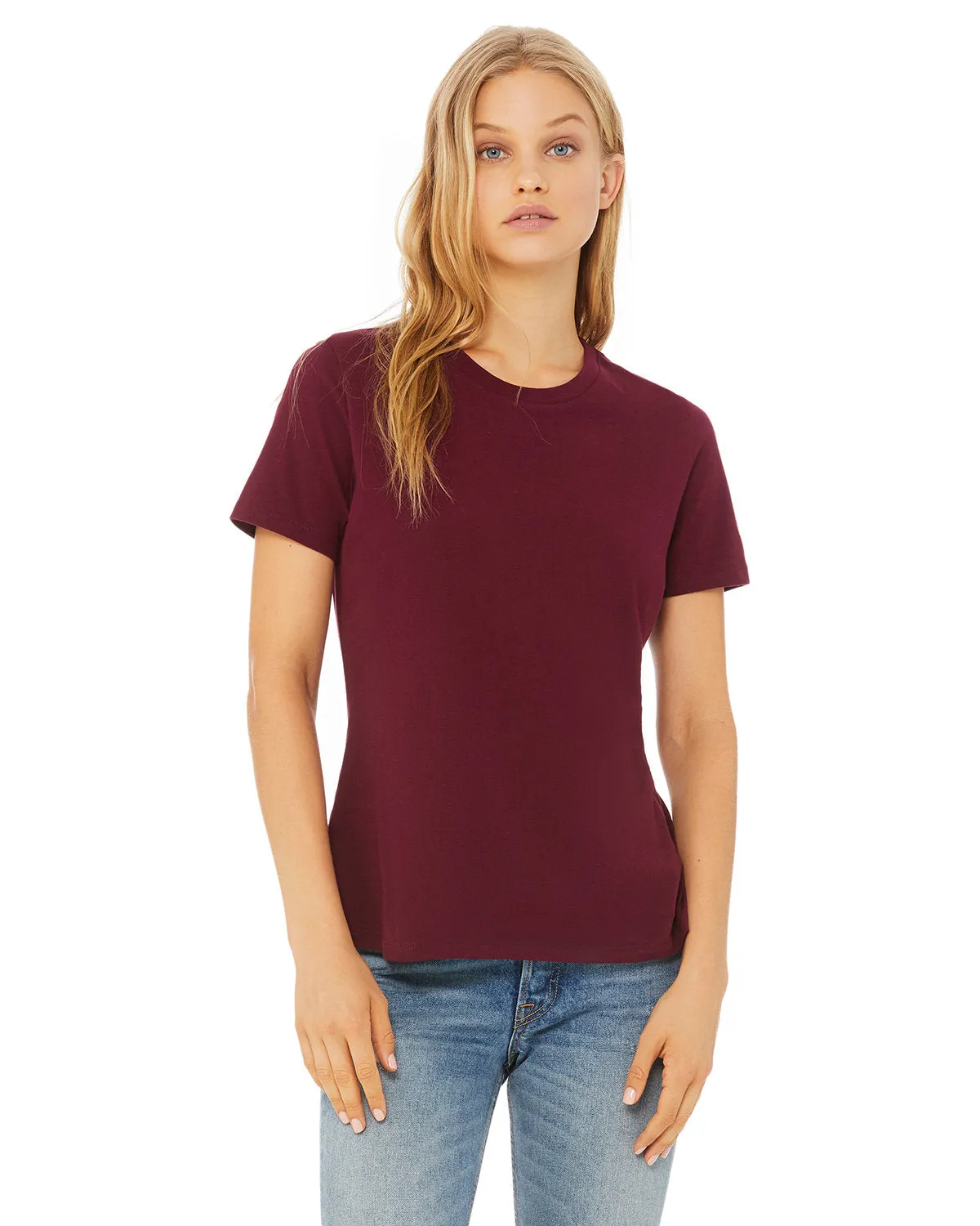 Bella   Canvas B6400 T-shirt décontracté en jersey à manches courtes pour femmes